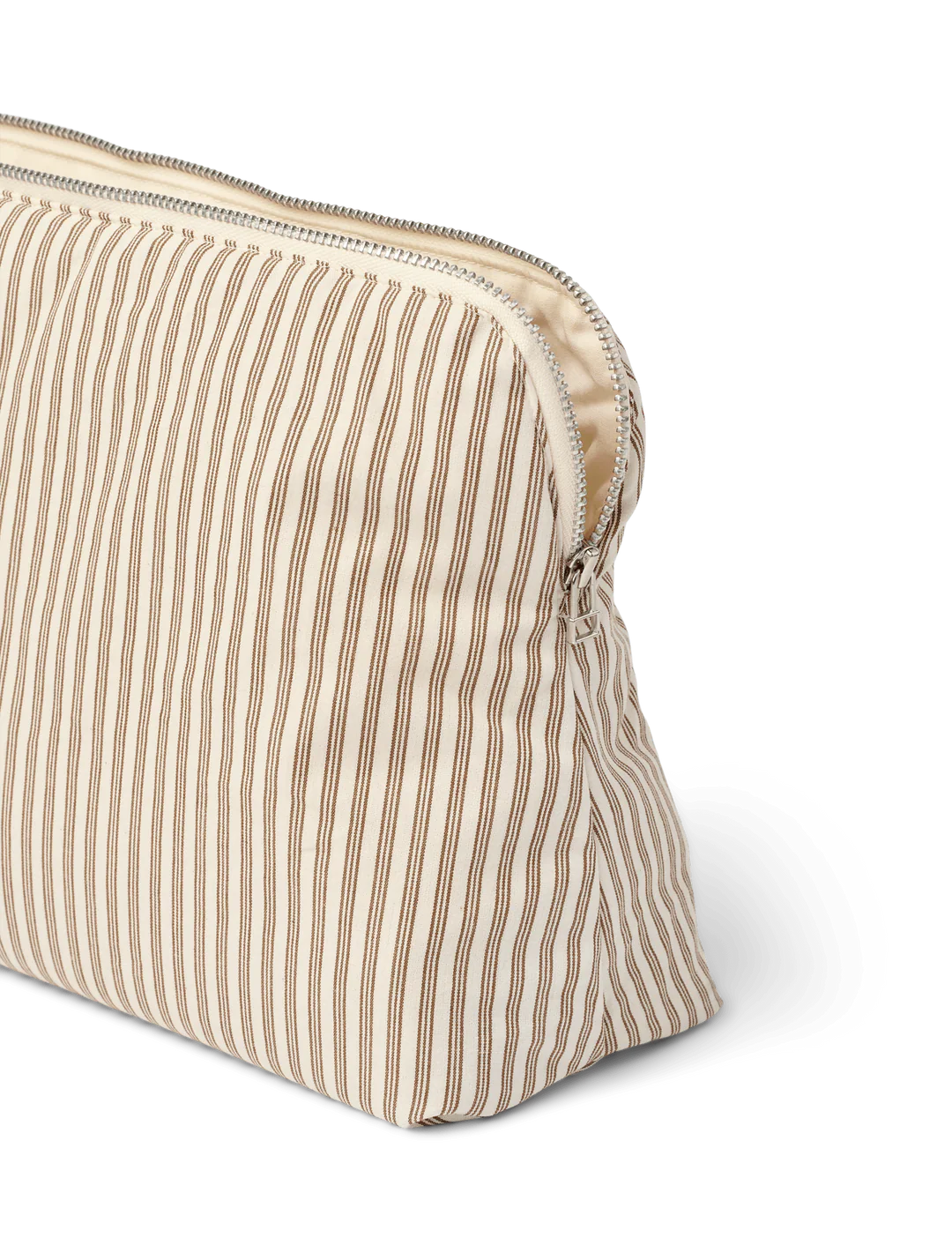 Studio Feder Celia toilettaske Brown beach stripe