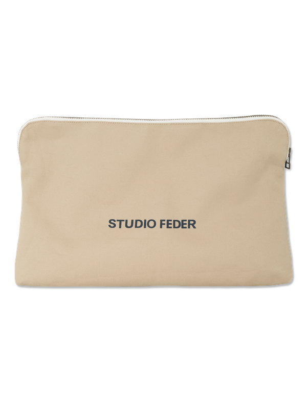 Studio Feder Celia toilettaske canvas sand beige