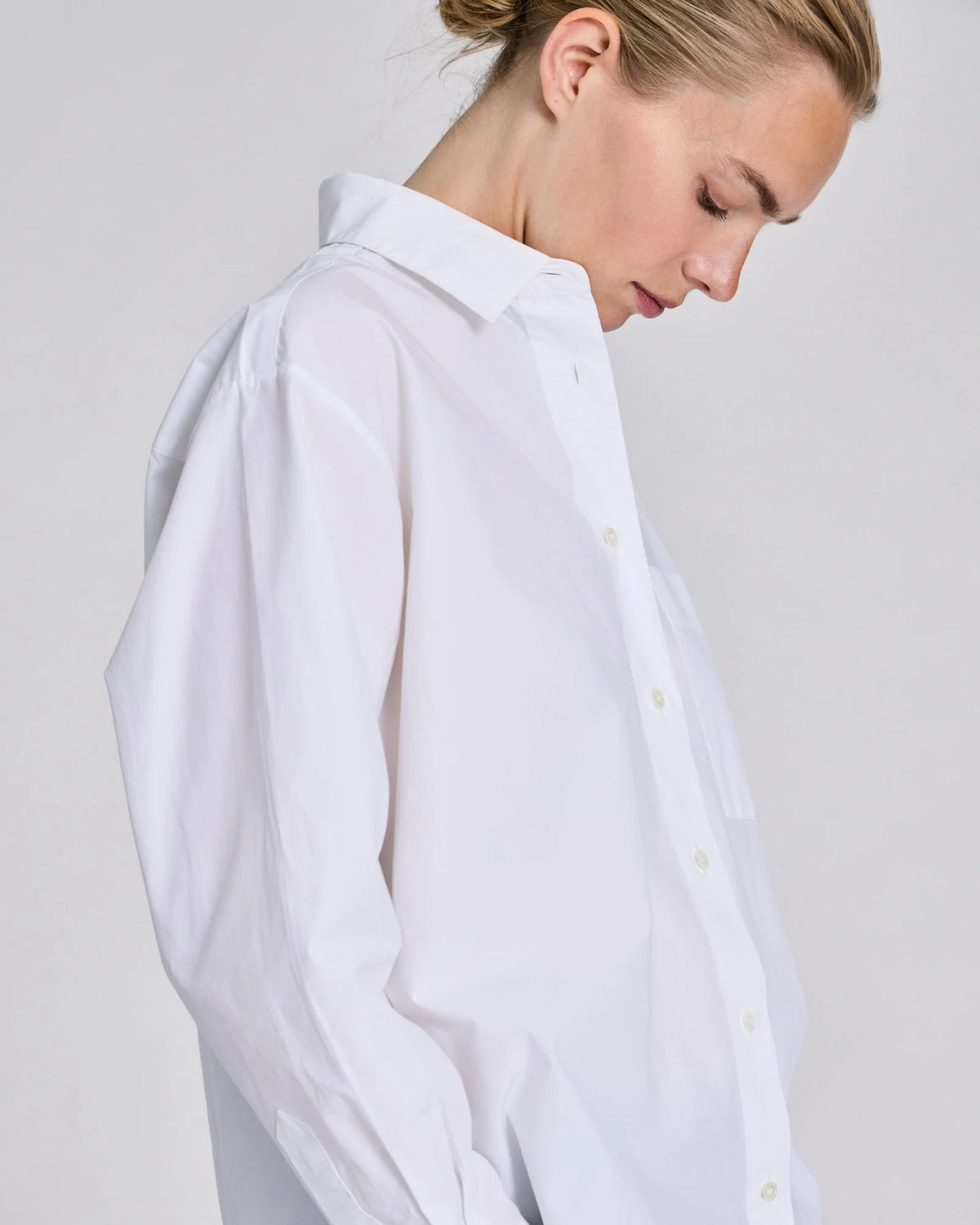 Gai+Lisva Eva LS poplin shirt Hvid