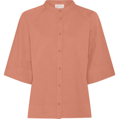 Frau Abu Dhabi 3/4 short shirt Cameo brown