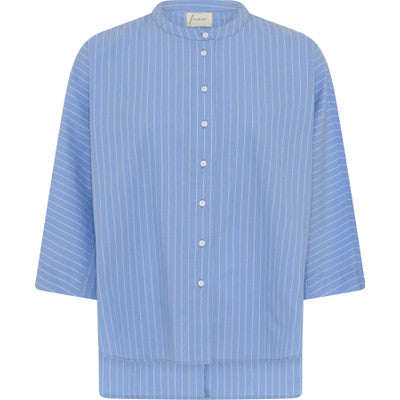 Frau Seoul short shirt BD Hydrangea stripe