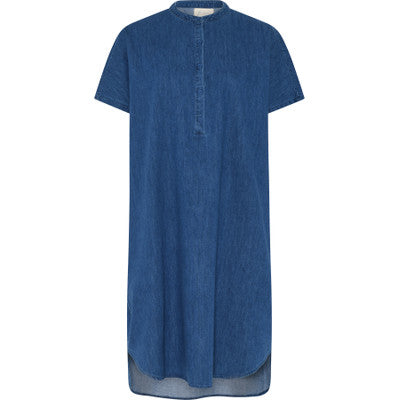 Frau Seoul ss denim dress Clear blue denim