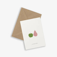 Indlæs billede til gallerivisning Kartotek kort apple and pear
