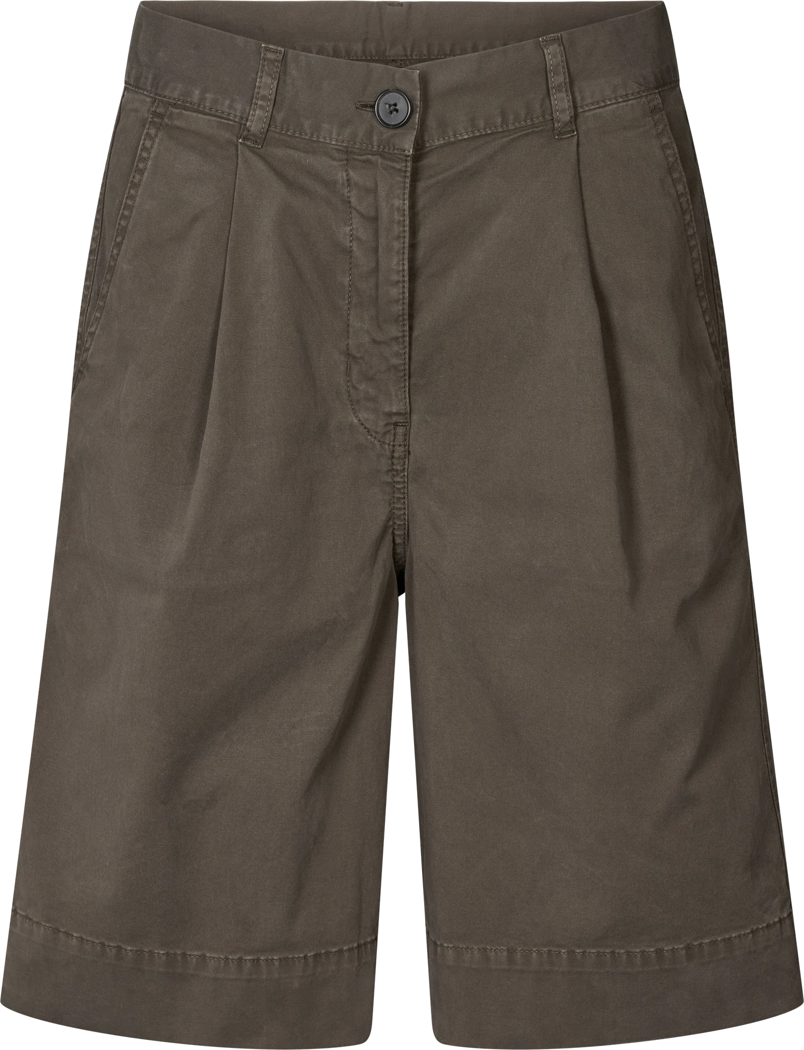 Gai+Lisva Gerda stretched twill shorts Black ink