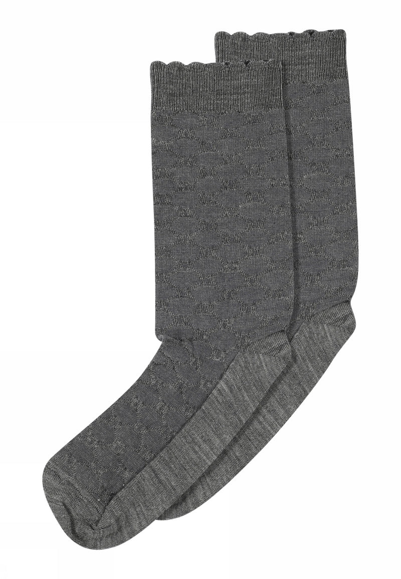 MP Grace socks medium grey melange 496