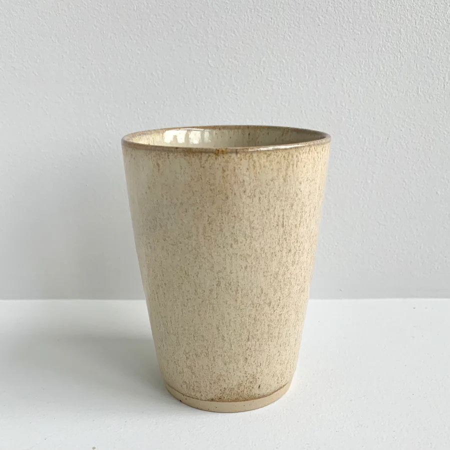 Bornholms Keramikfabrik tall cup Sand