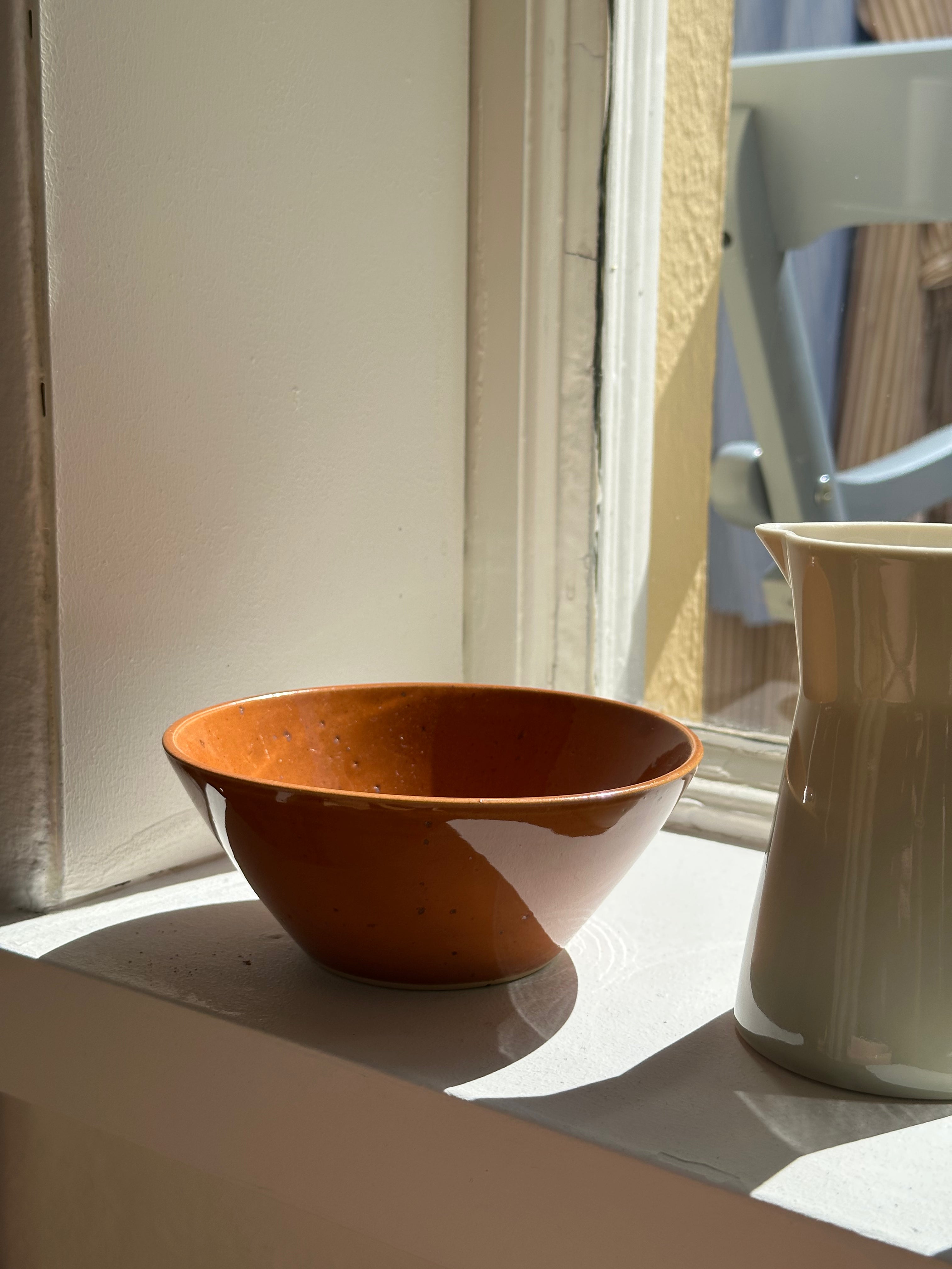 Bornholms Keramikfabrik lille skål Caramel