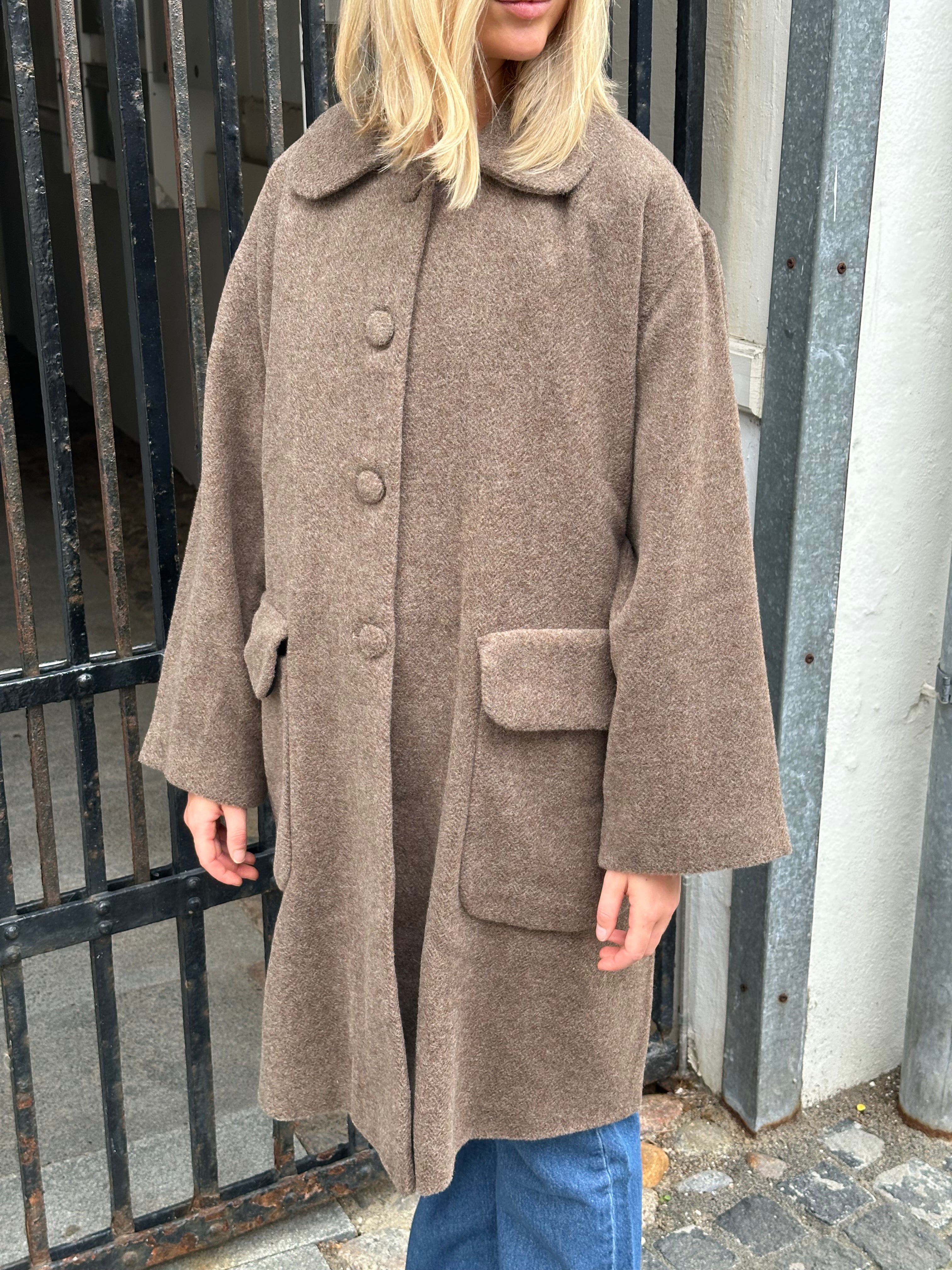 Mati Mati Astrid long coat brun