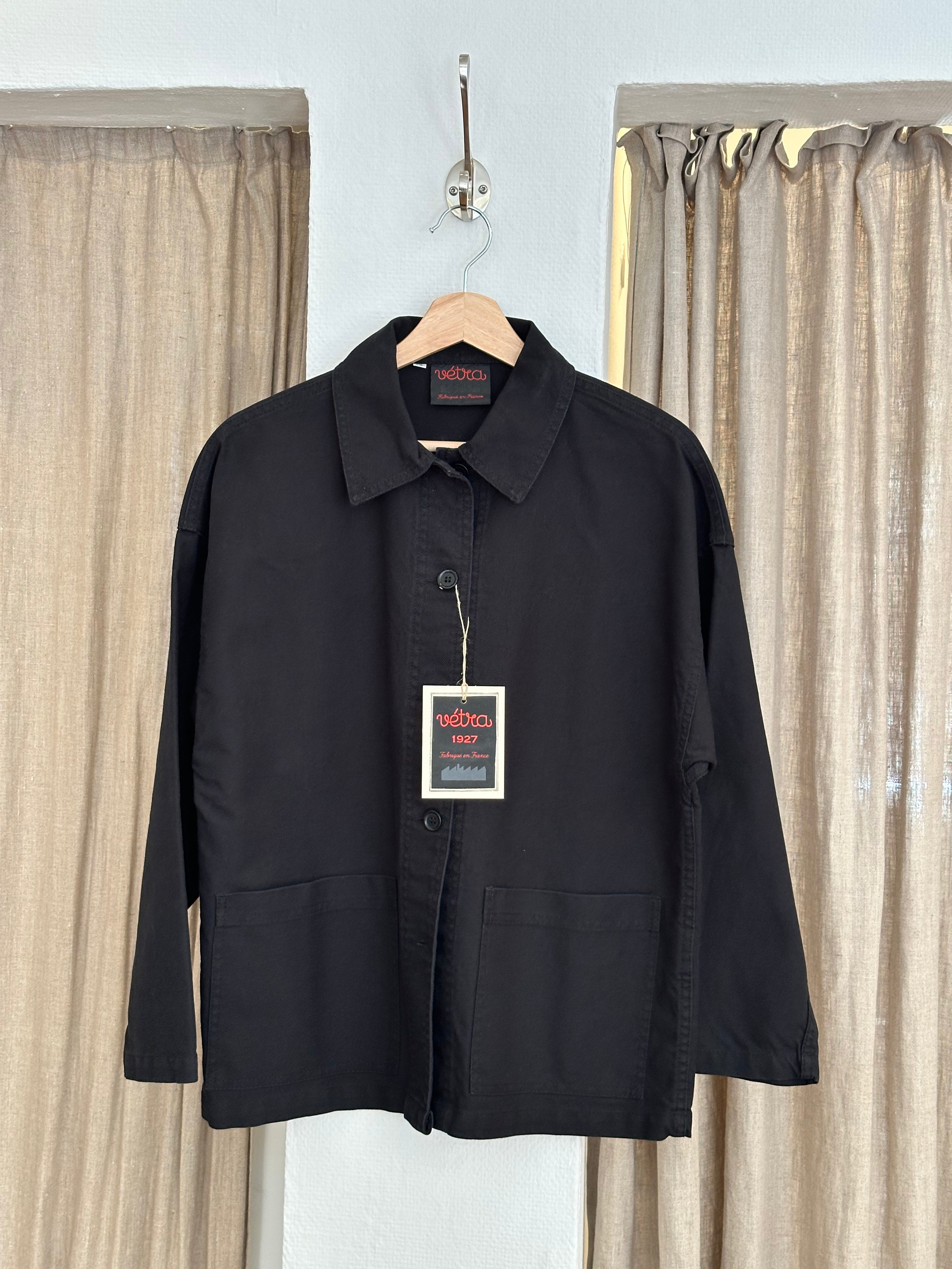 Vetra damejakke oversize sort