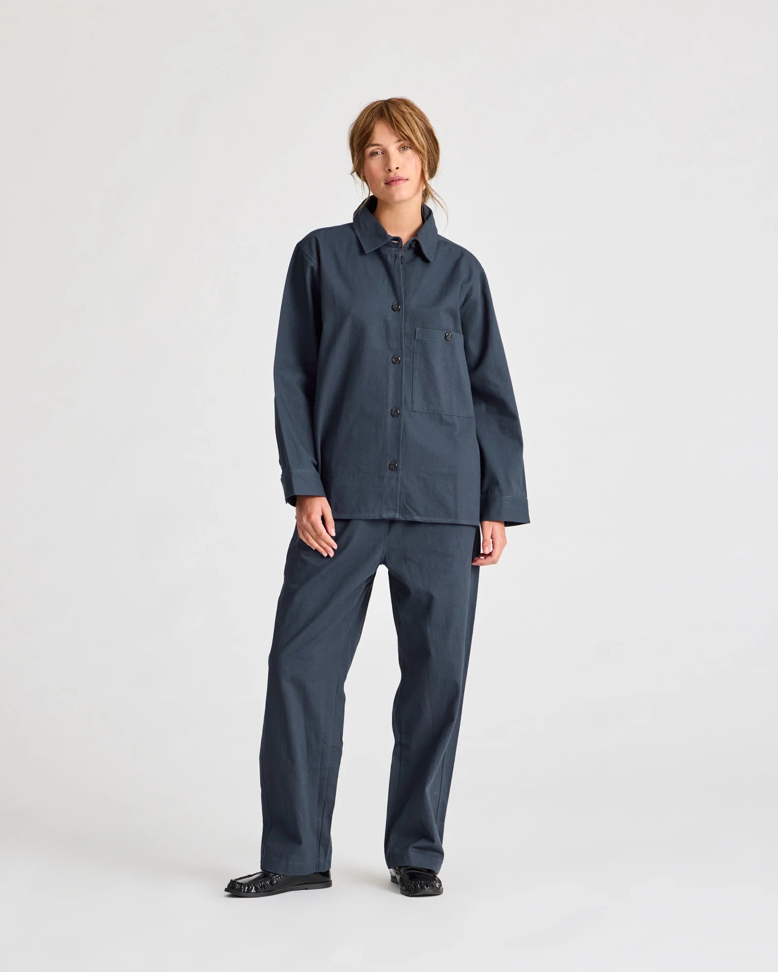 Gai+Lisva Ida pant Twill Denim Blue