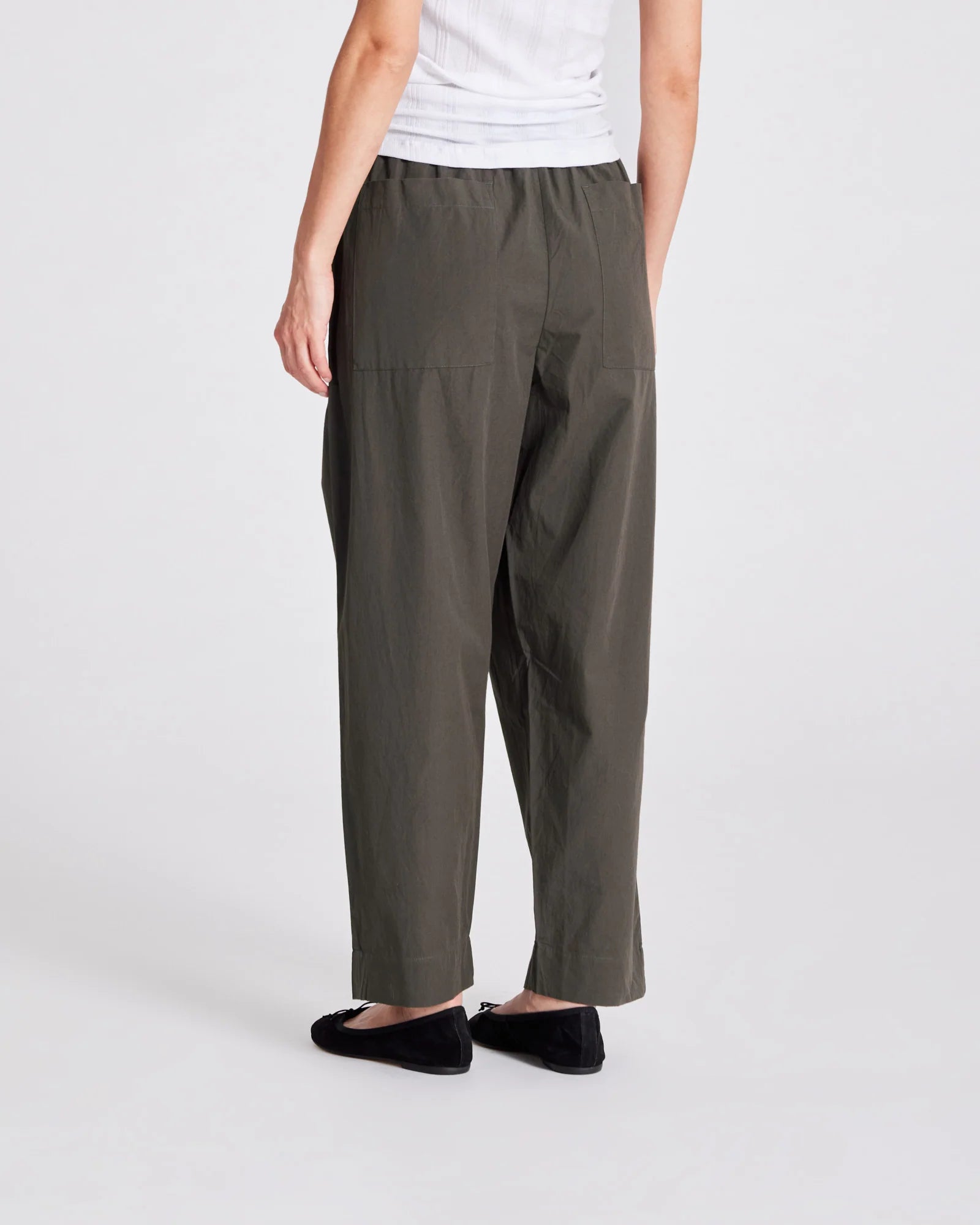 Gai+Lisva Jasmin poplin pants Beluga