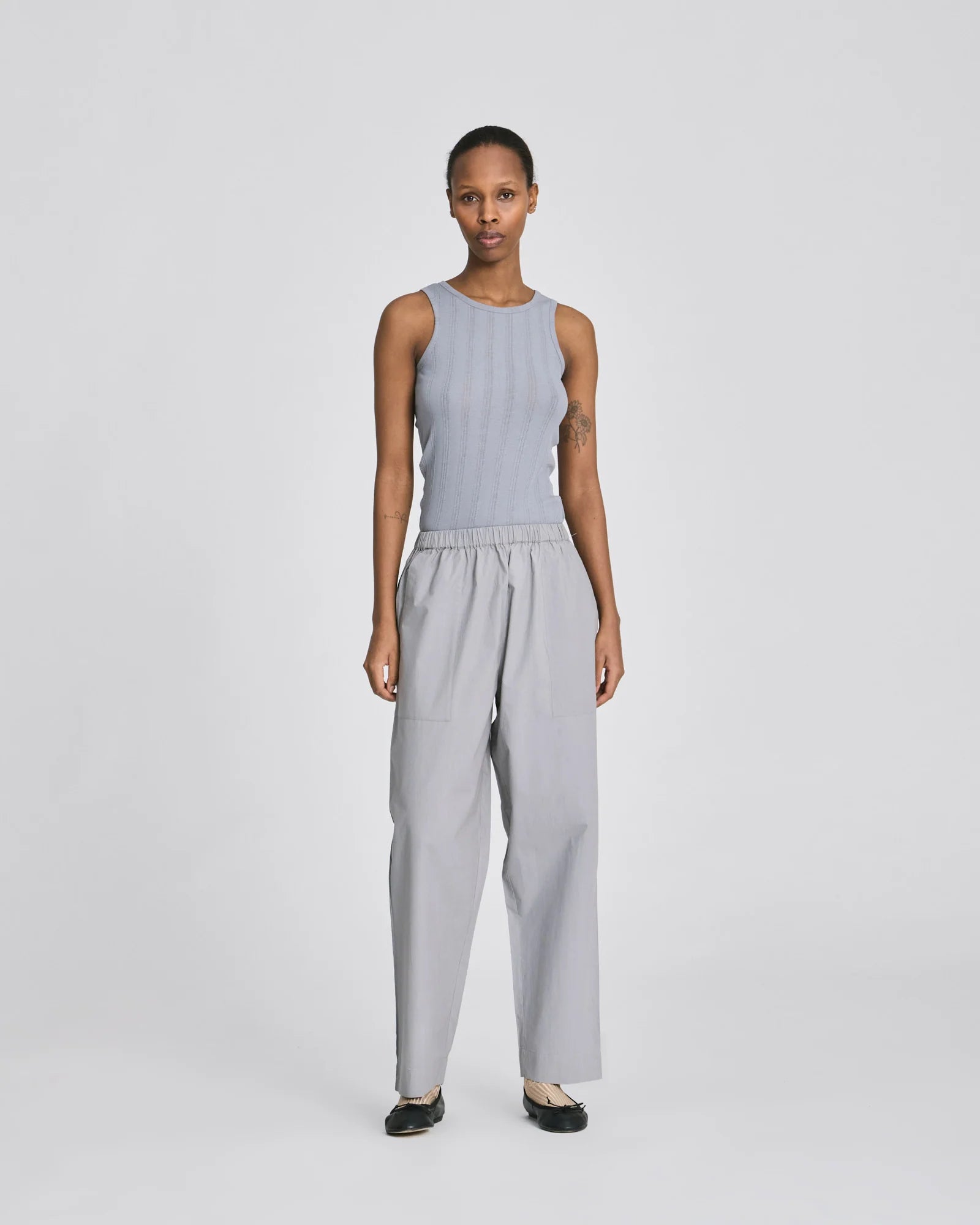 Gai+Lisva Christine poplin pants Monument