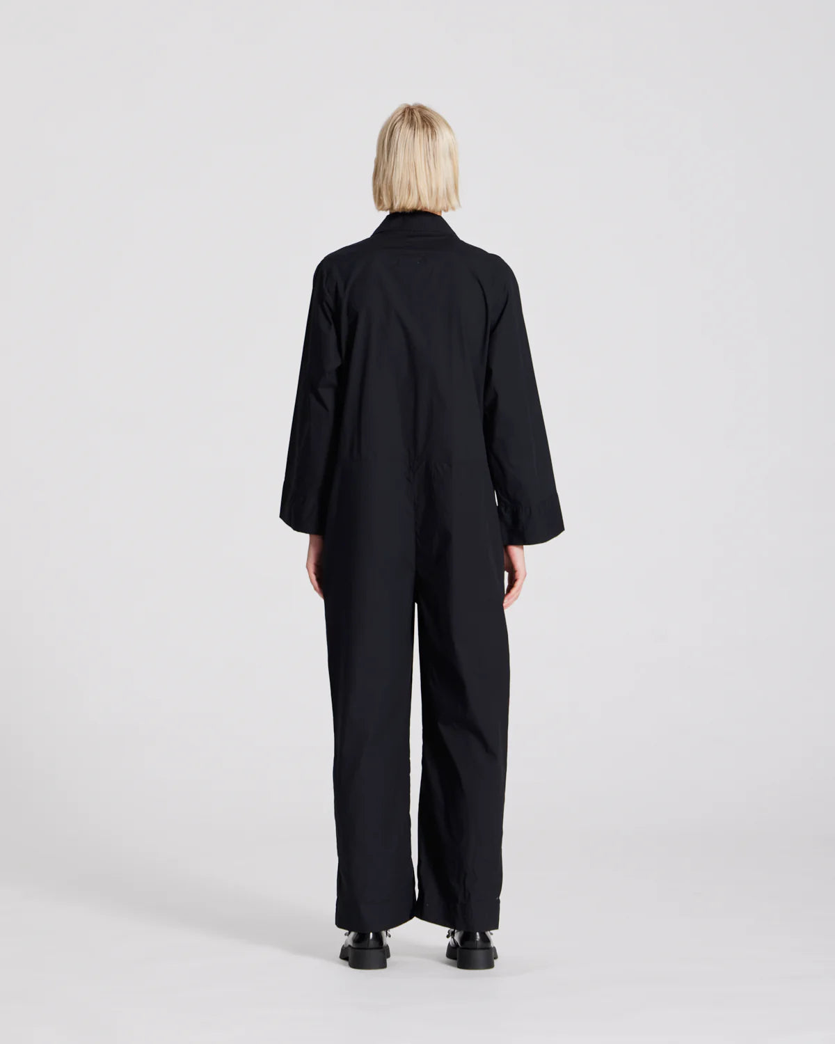 Gai+Lisva Lotus jumpsuit cotton poplin sort