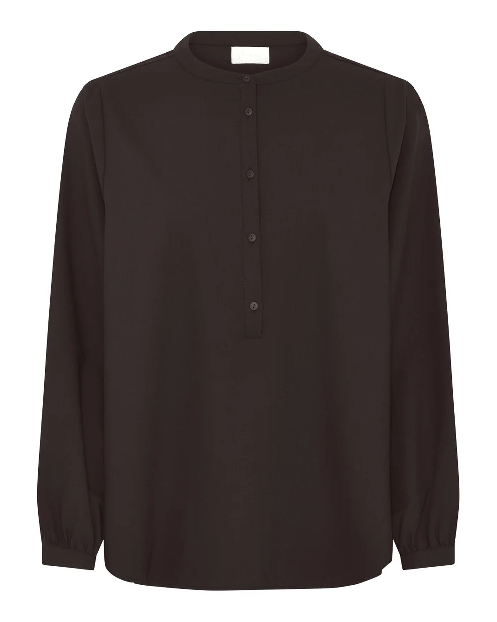 Frau Madrid ls light wool shirt Chocolate torte