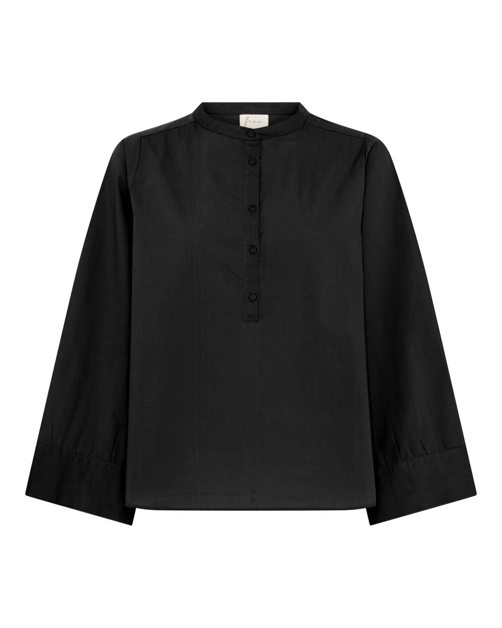 Frau Madrid wide sleeve shirt sort