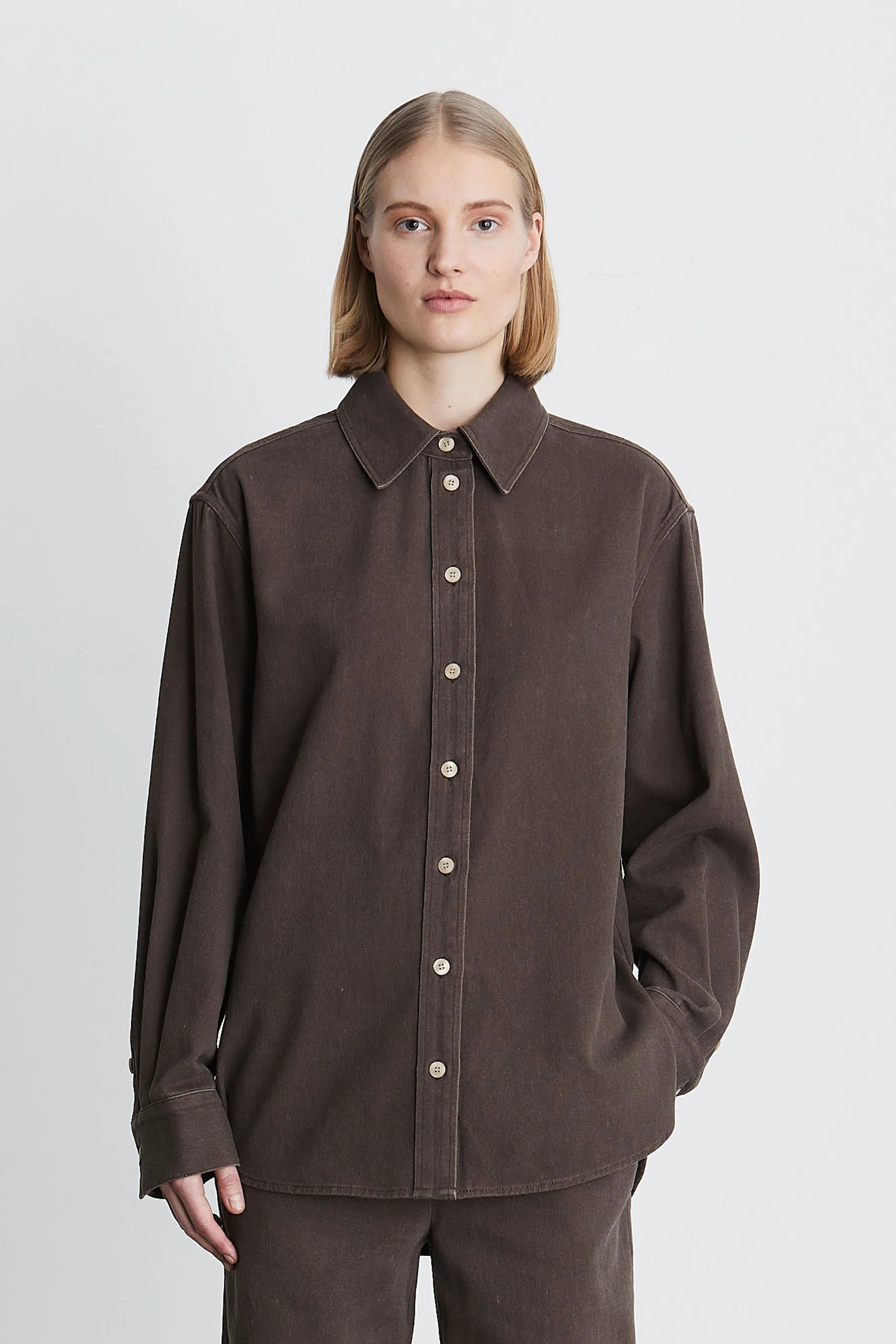 Heartmade Maima shirt Ash grey