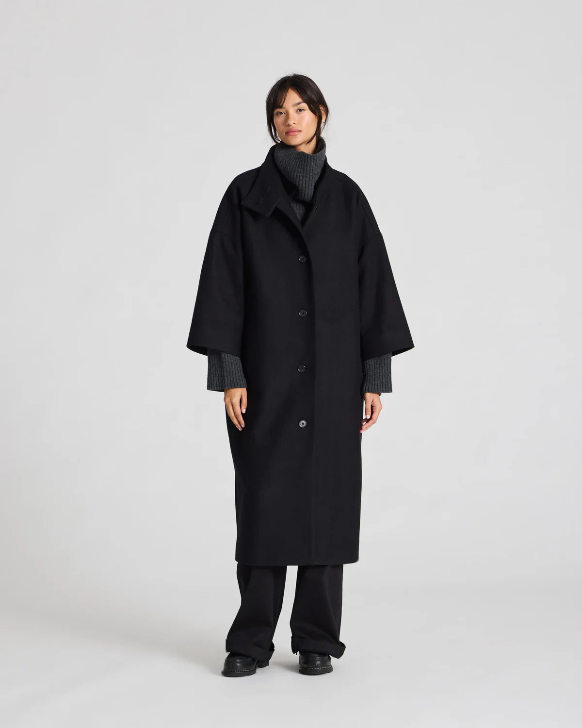 Gai+Lisva Nete coat sort