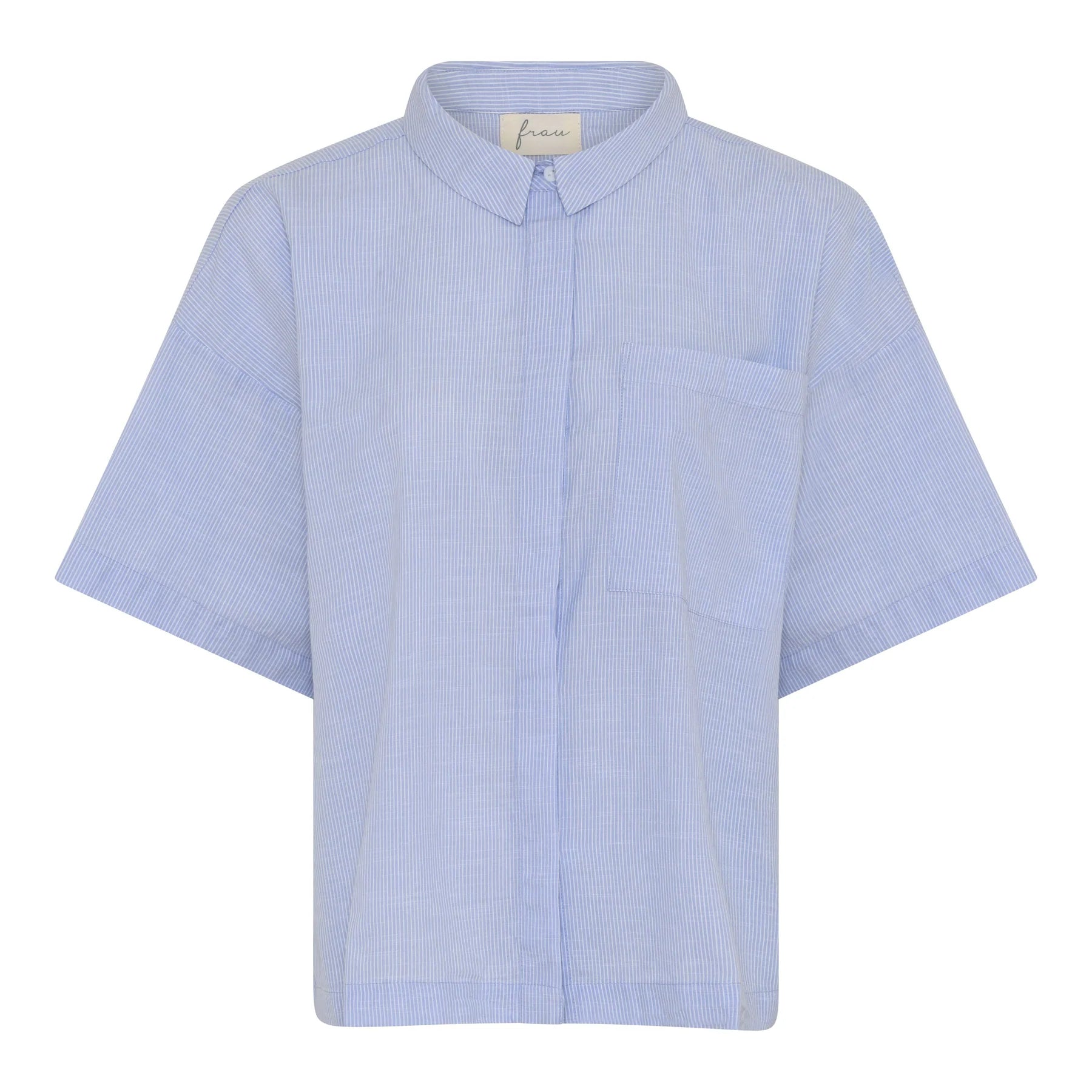 Frau Nice ss shirt Baby lavander stripe