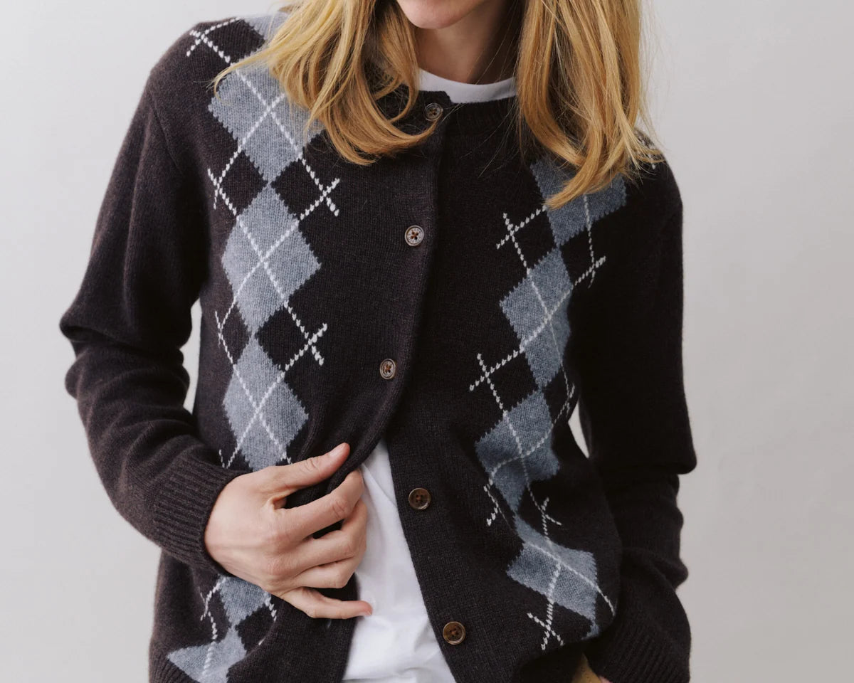 Beta Studios Noelle Cardigan Compost/Derby/Moon