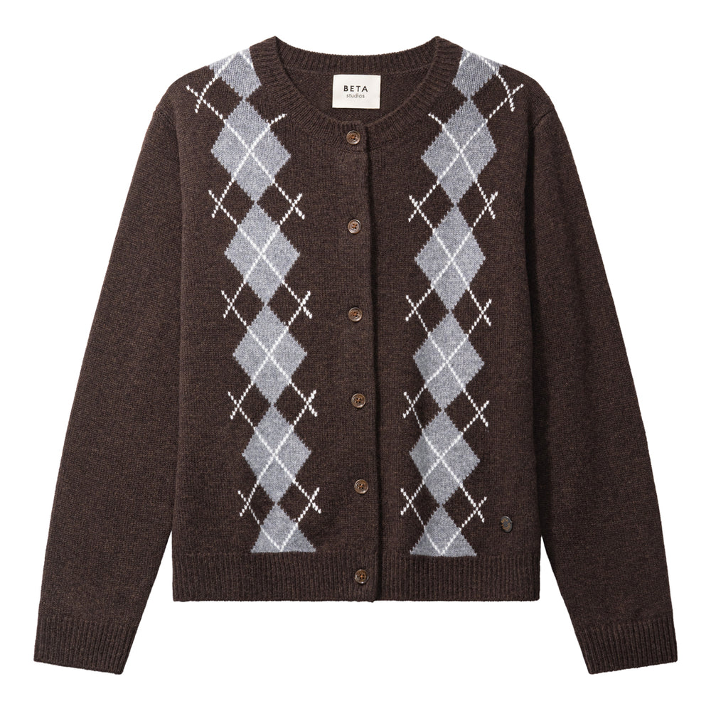 Beta Studios Noelle Cardigan Compost/Derby/Moon