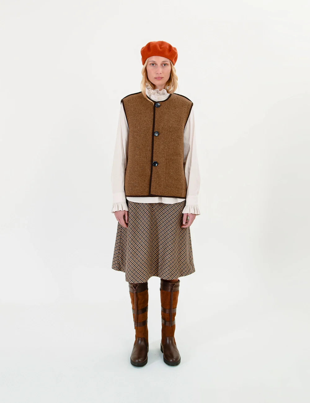 APOF Runa vest Double wool