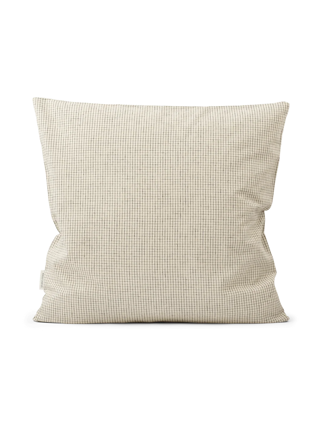 Studio Feder Sienna pude Creme black plaid
