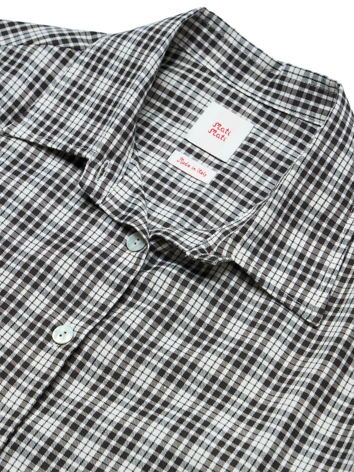 Mati Mati Signe shirt brun tern.