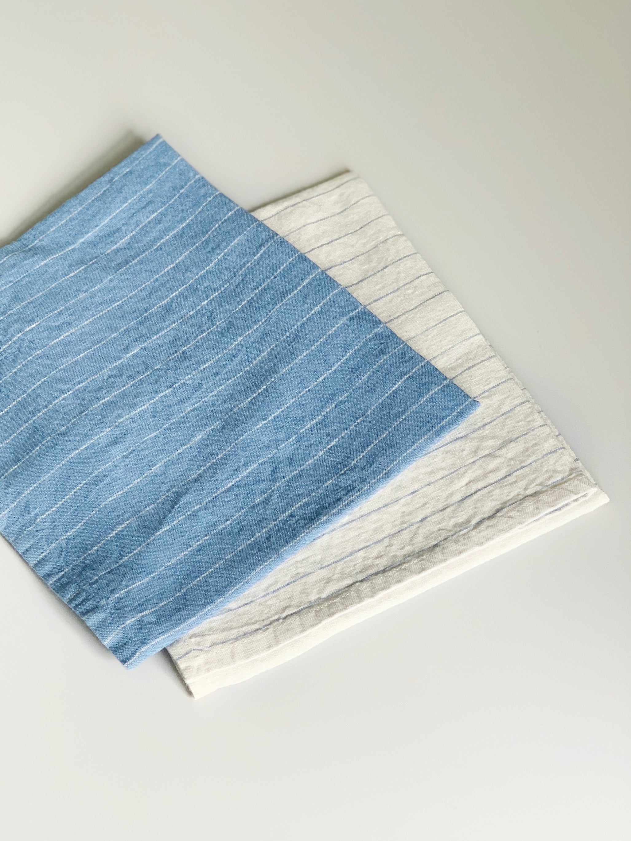Stilleben kitchen towel limestone/blue