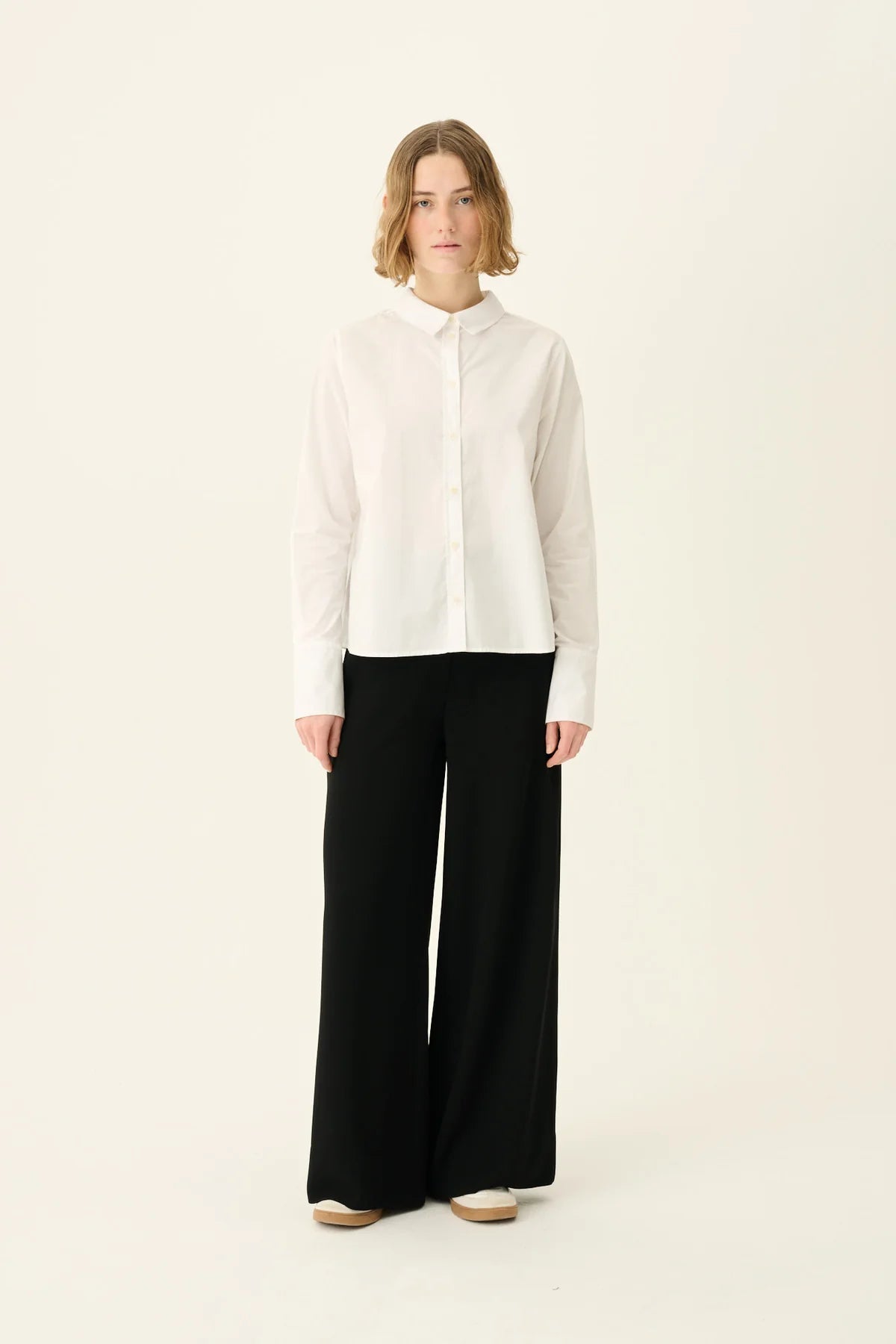 Rue De Tokyo Sylina Poplin skjorte white