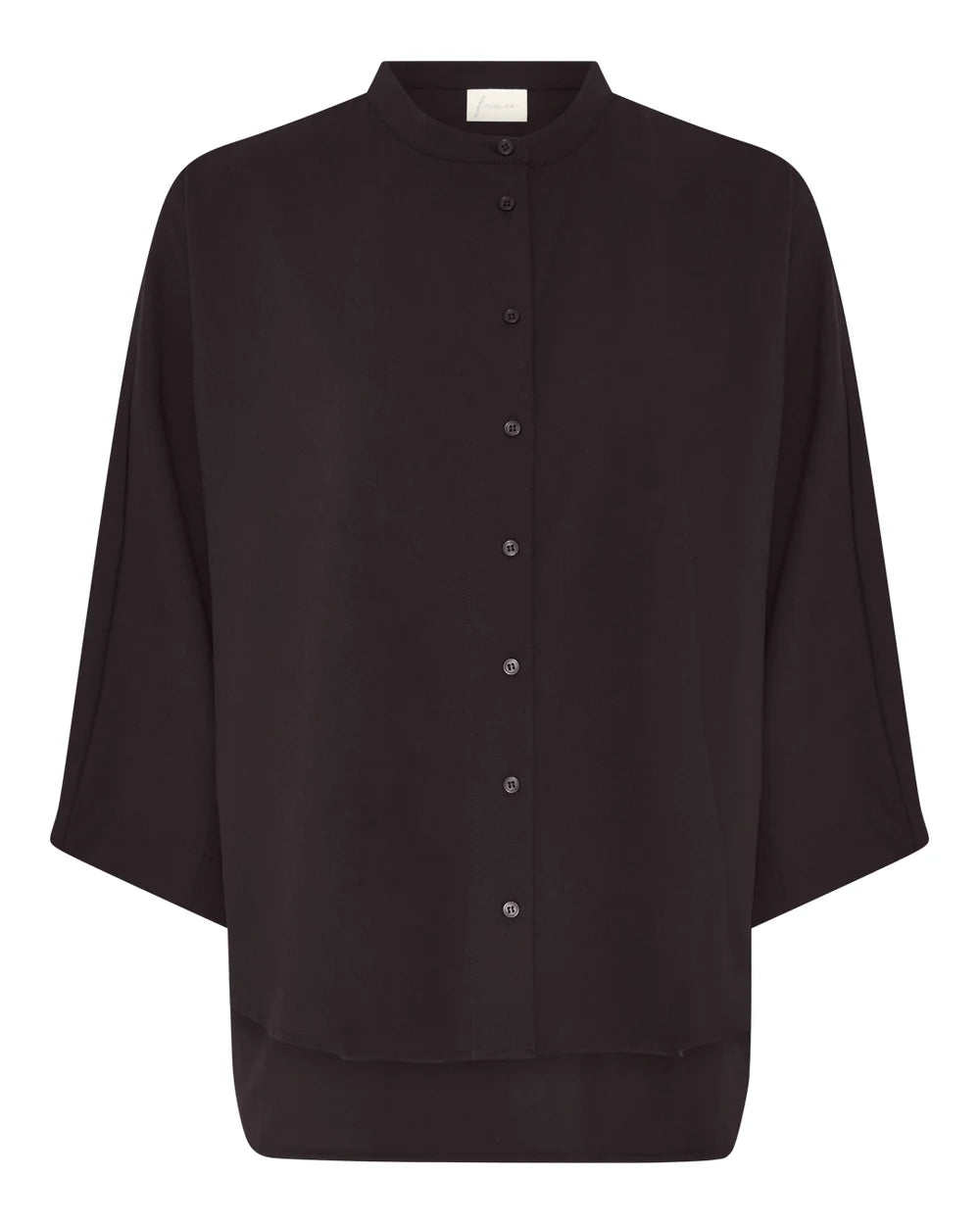 Frau Seoul short light wool shirt Chocolate torte