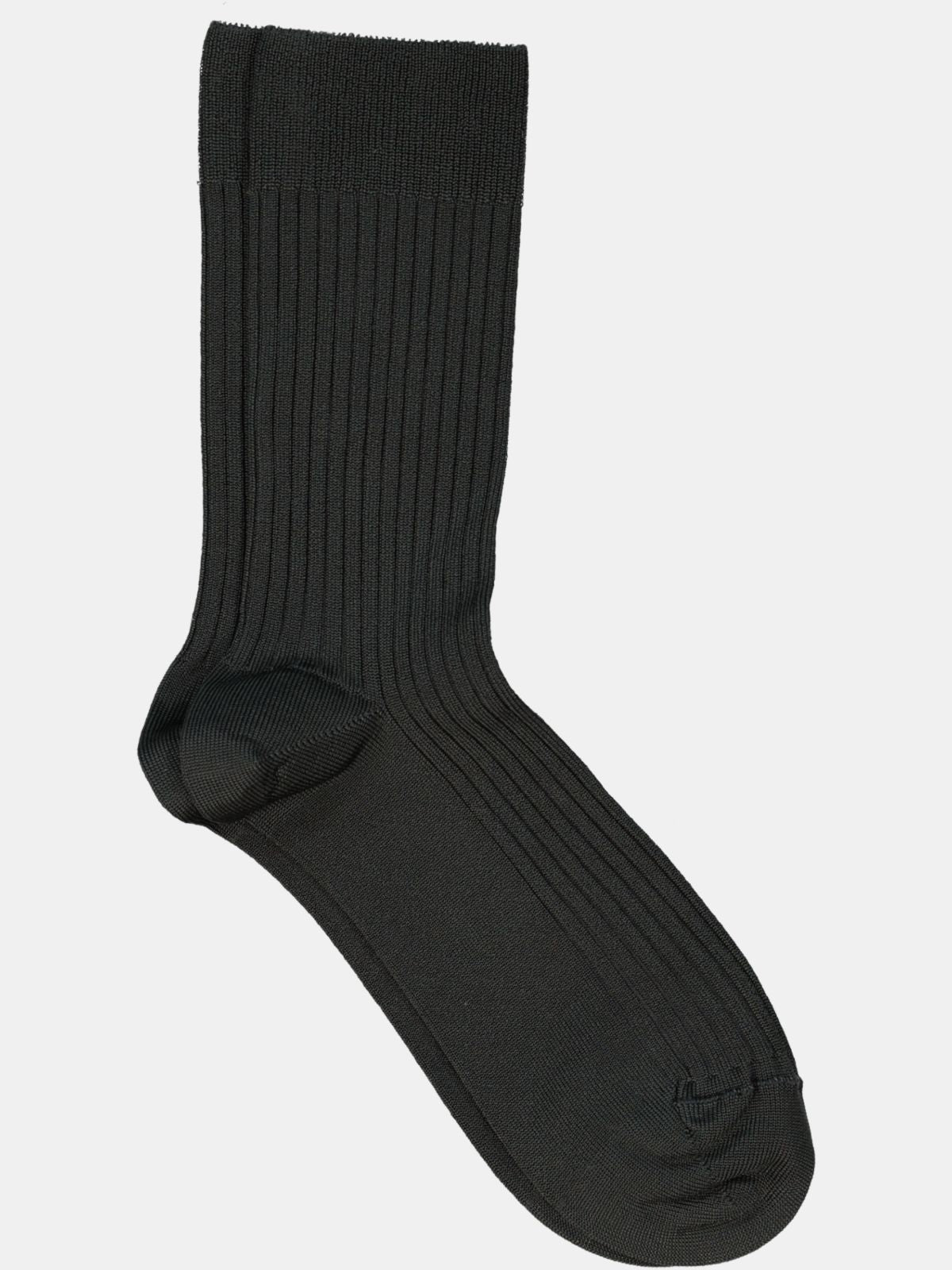 Mrs. Hosiery Silky fine rib strømper LAVA