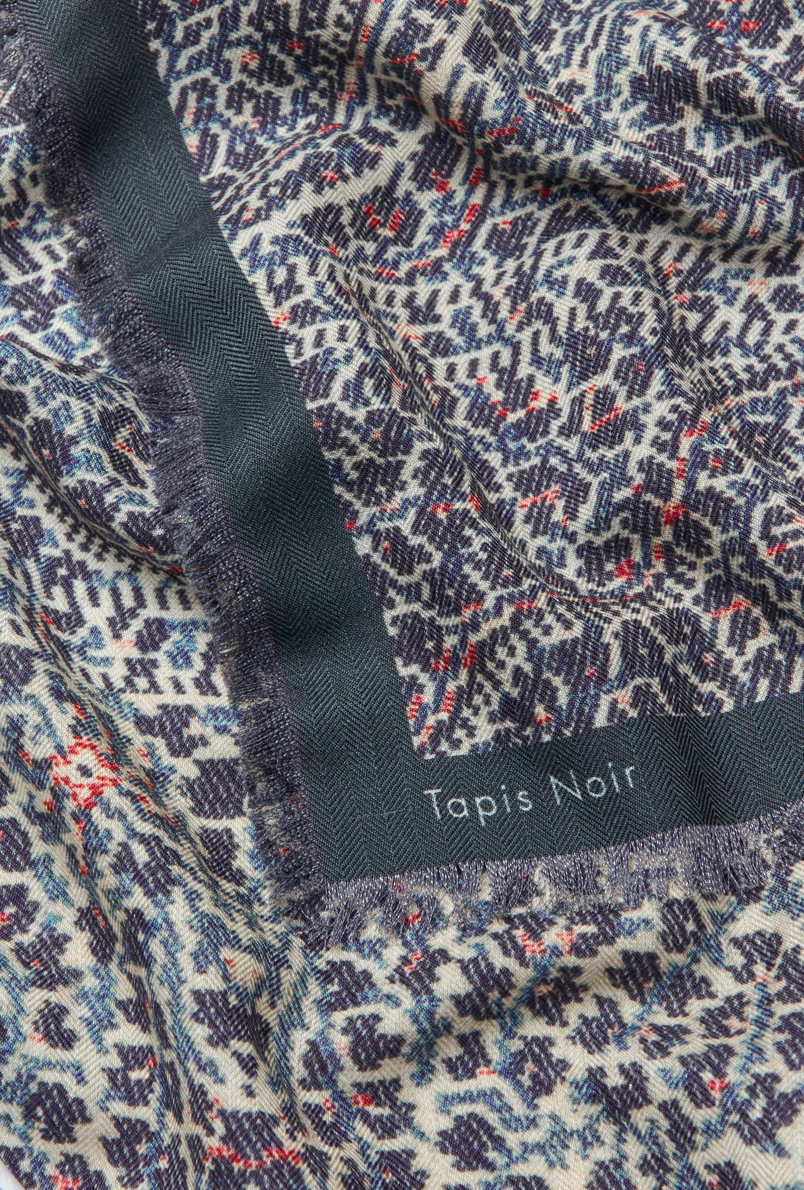 Tapis Noir Large Dina scarf Blue