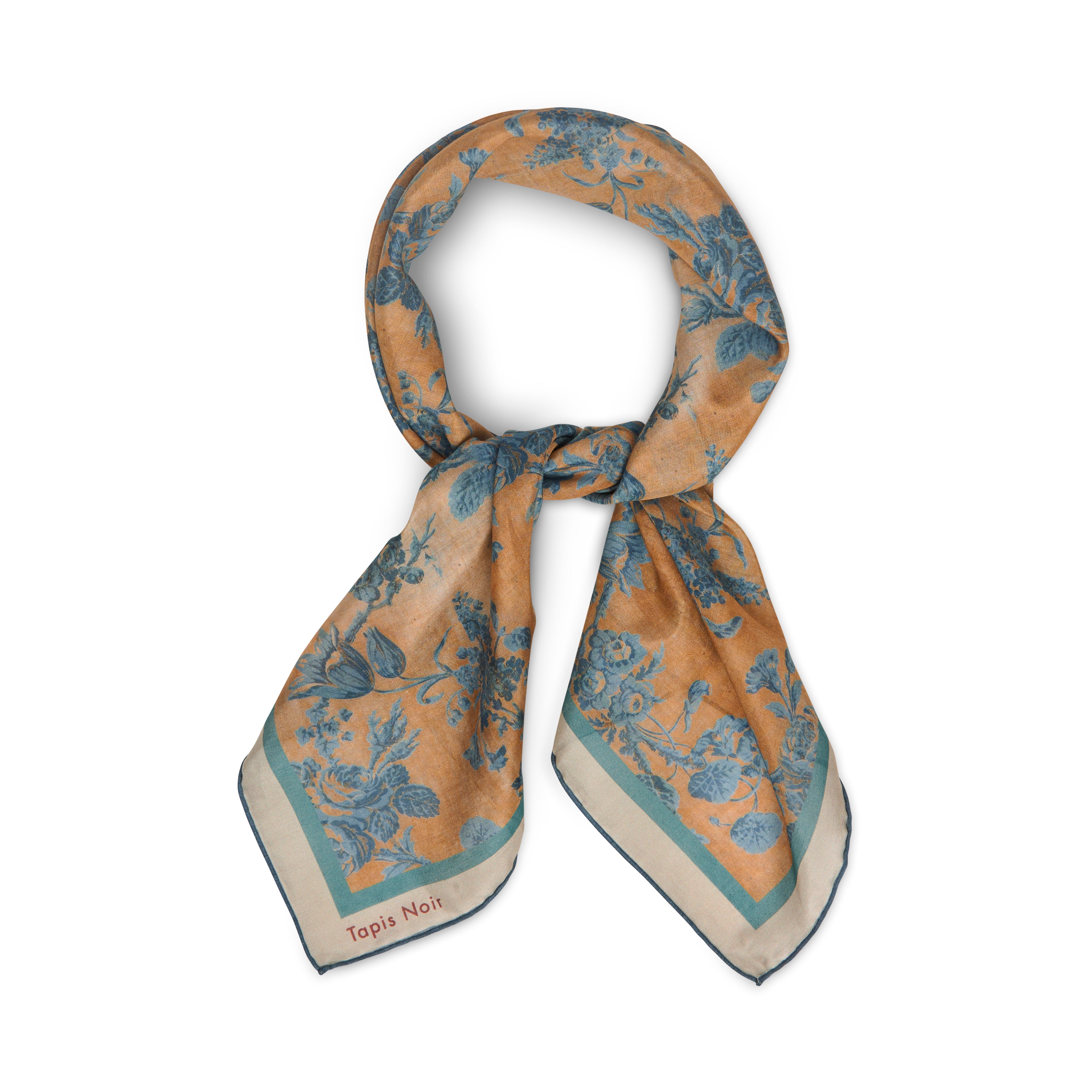 Tapis Noir Light Dahlia scarf Blue