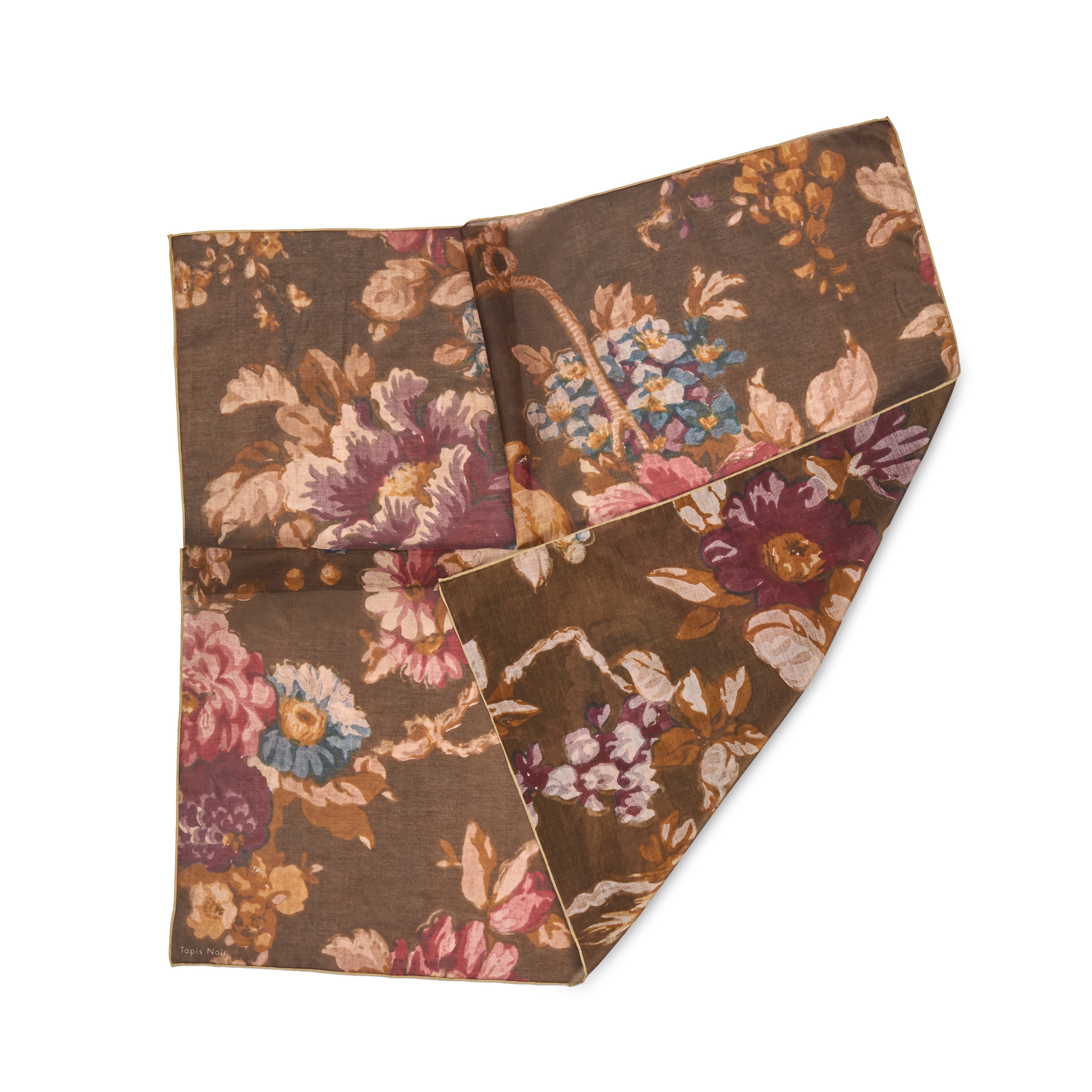 Tapis Noir light Daisy scarf Dark Olive