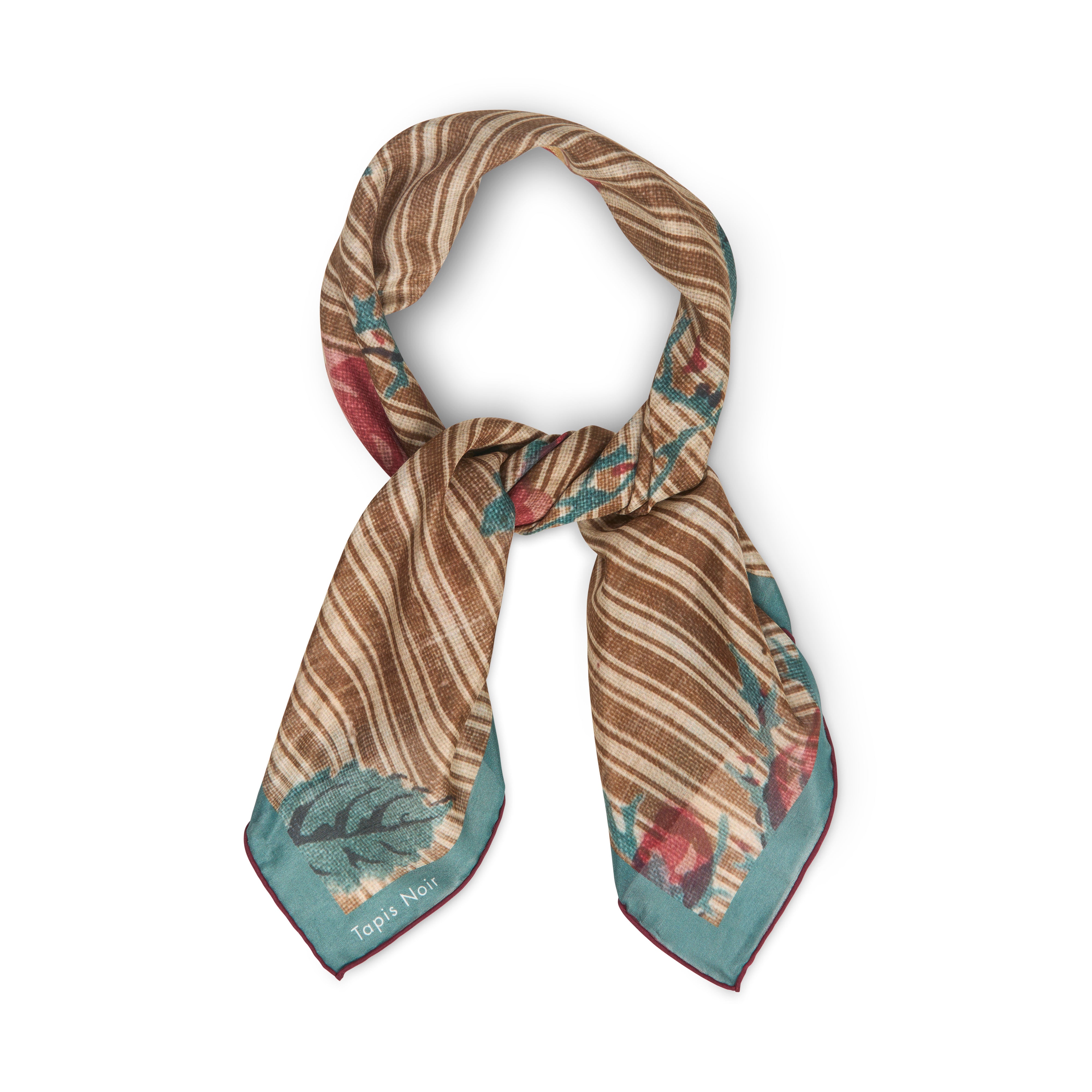 Tapis Noir light Delilah scarf Brown