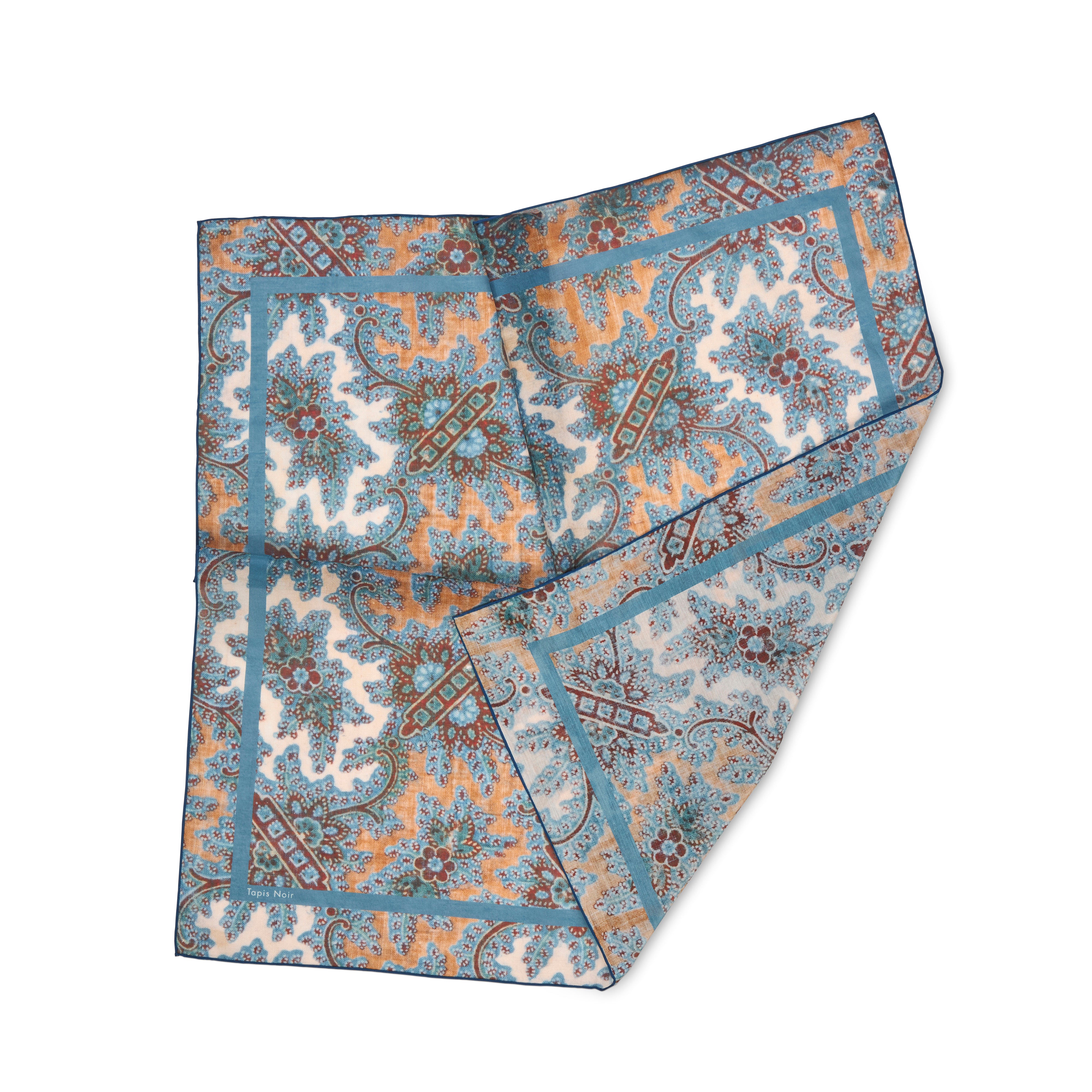 Tapis Noir light Daphne scarf Blue