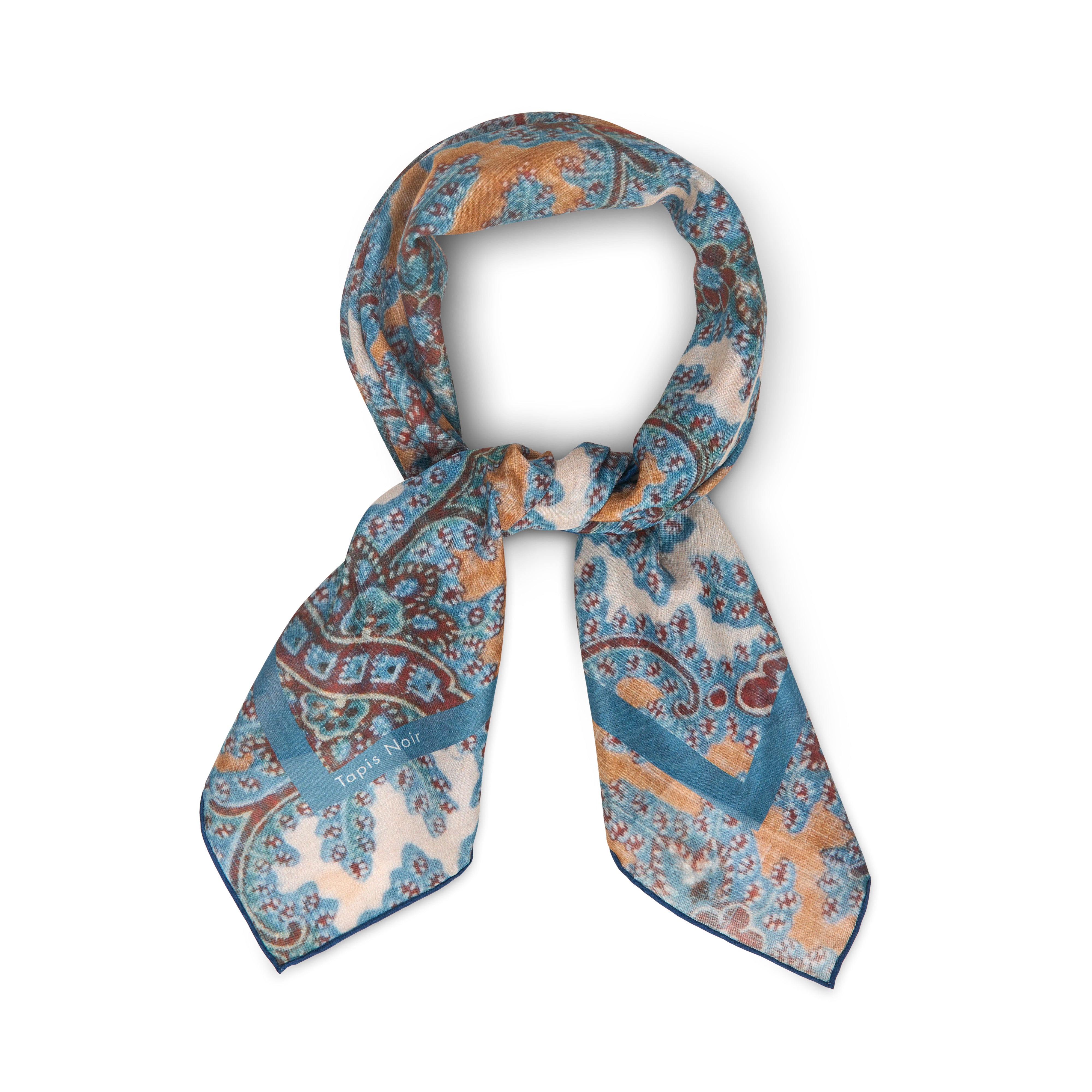 Tapis Noir light Daphne scarf Blue