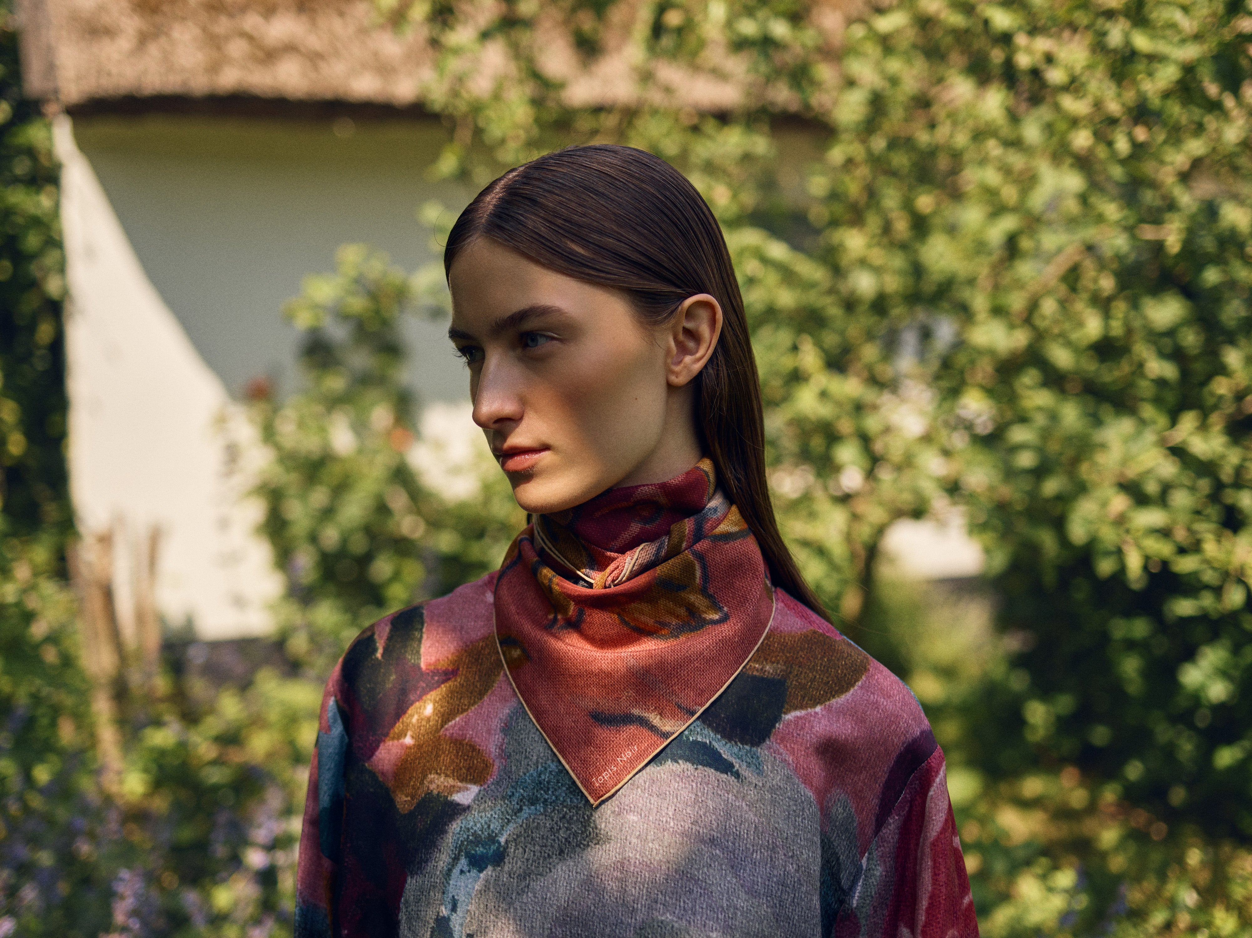 Tapis Noir light small Elsie scarf