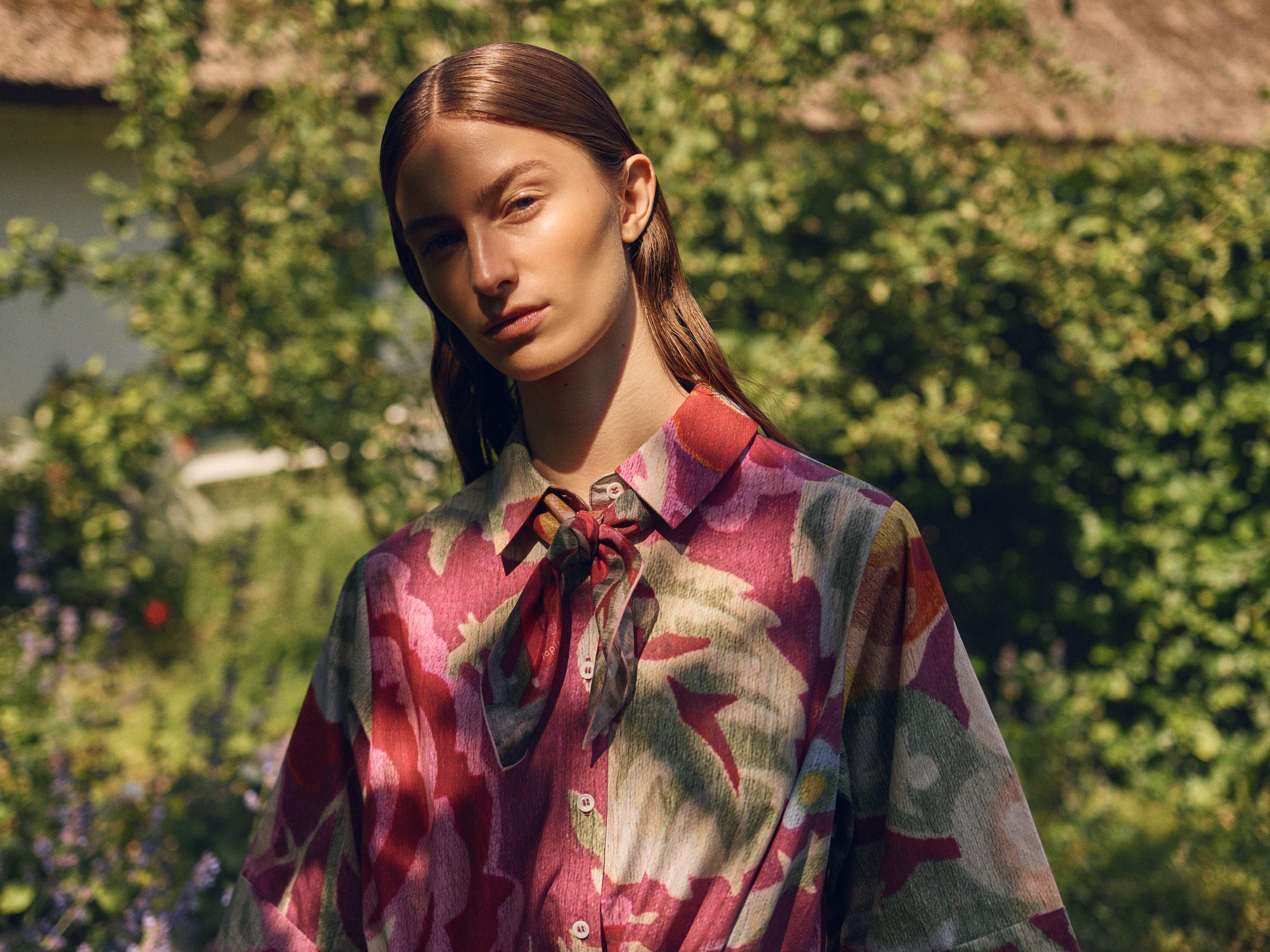 Tapis Noir light small Erin scarf