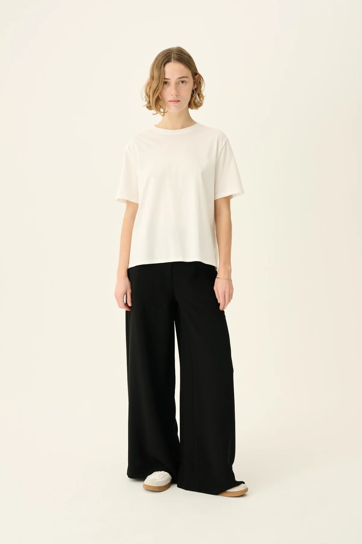 Rue De Tokyo Trish light cotton jersey hvid