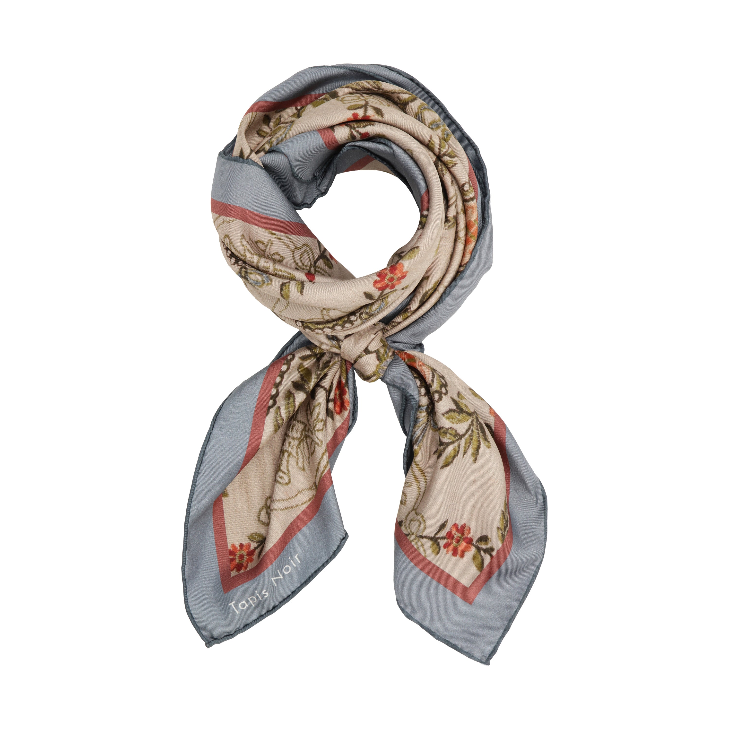 Tapis Noir classical Medallion scarf