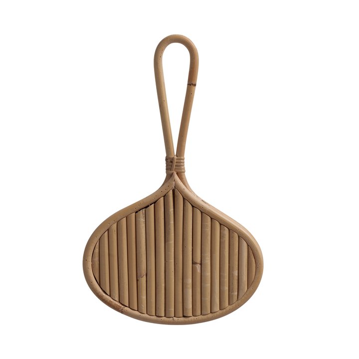 Tine K Home Kubu oval håndspejl rattan