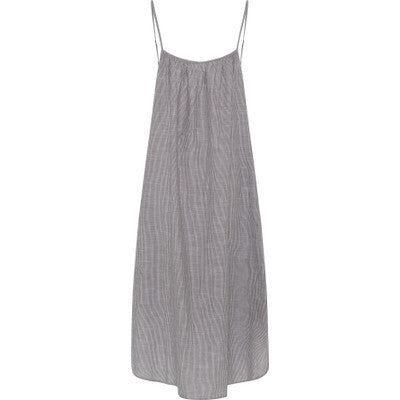 Frau Vancouver long dress coffee quartz stripe