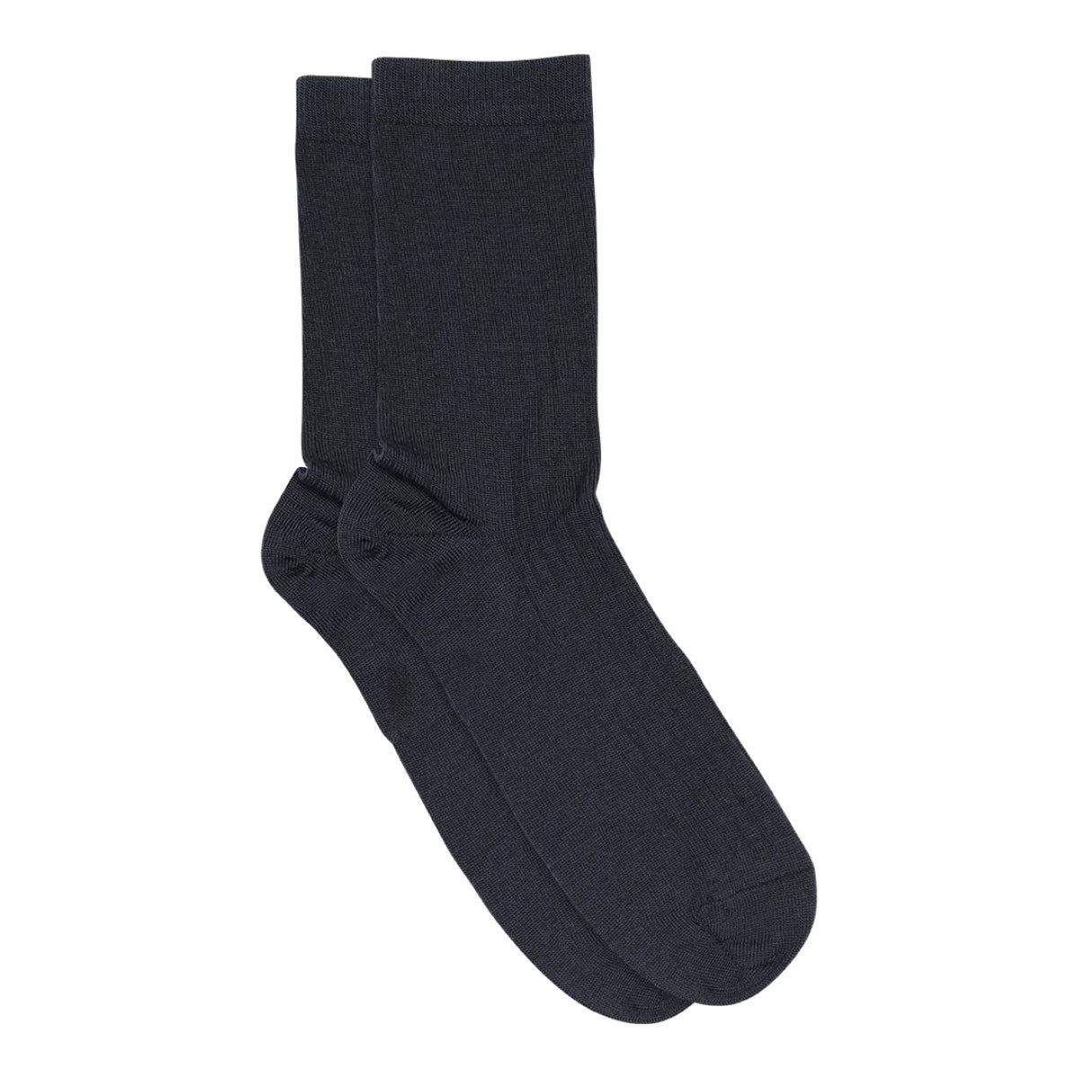 MP wool rib socks navy