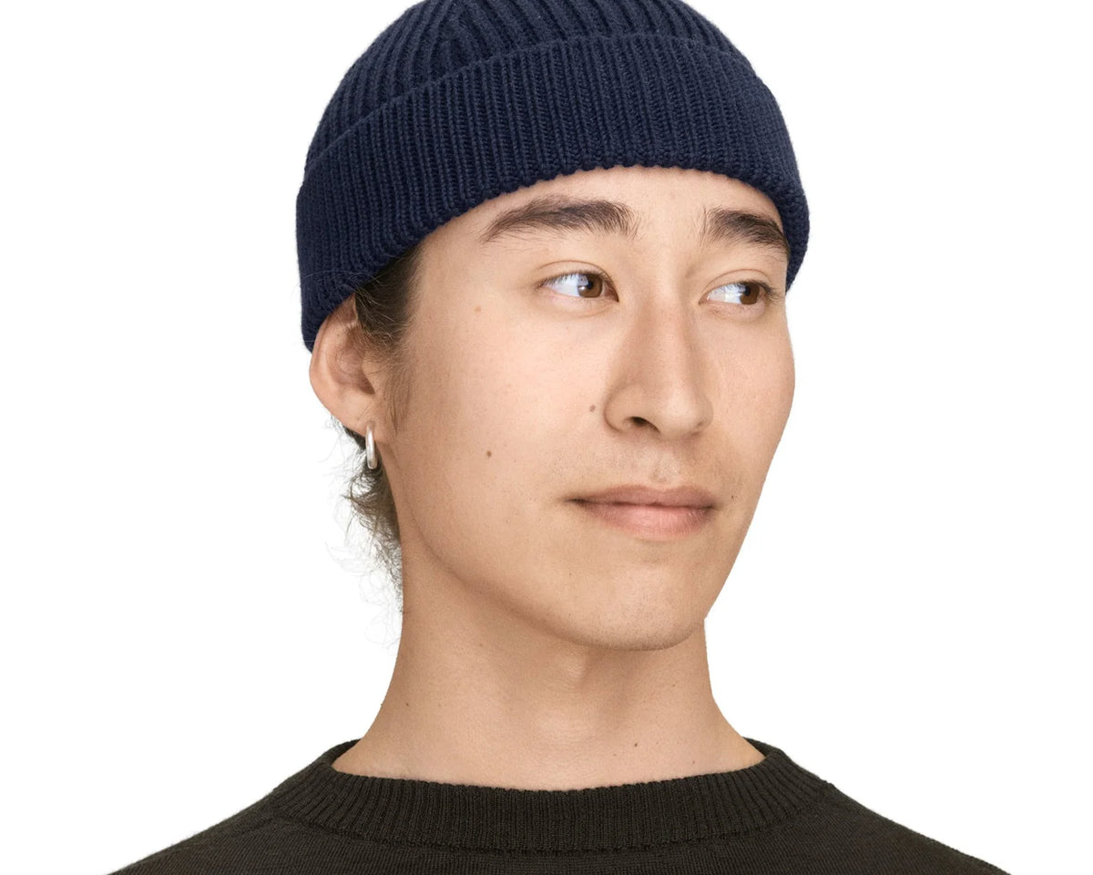 Andersen-Andersen beanie short Navy blue