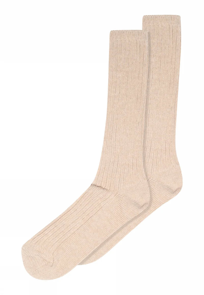 MP Bess long socks beige melange