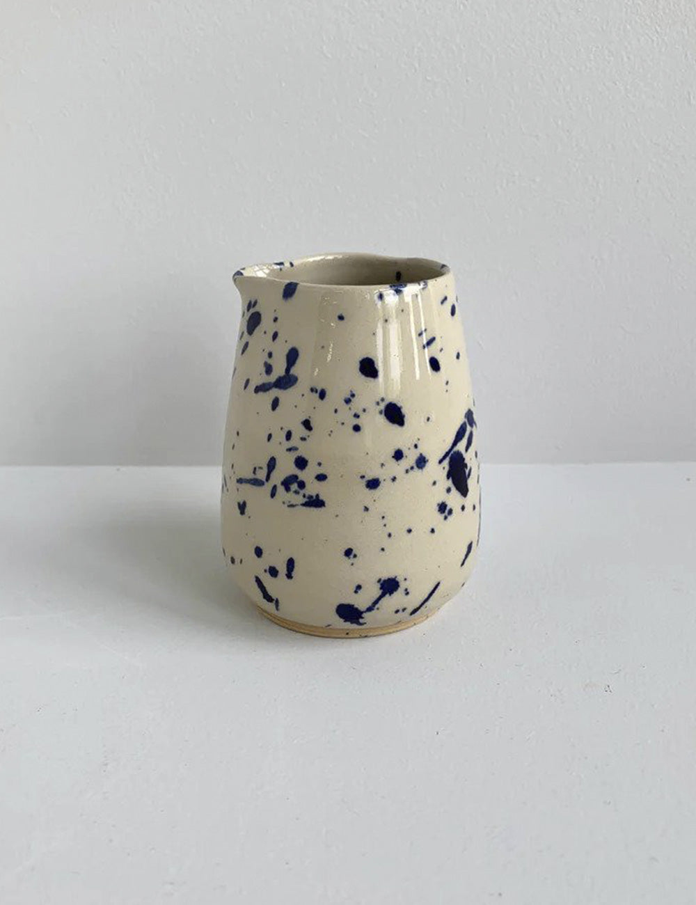 Bornholms Keramikfabrik cream jug blue splash
