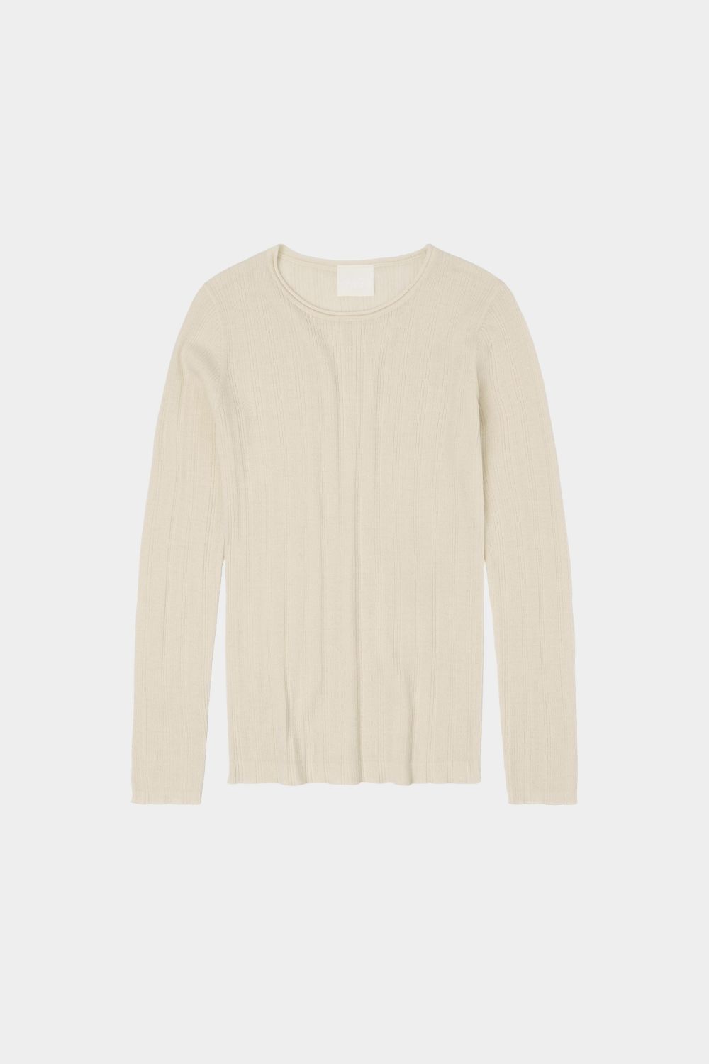 Fub Rib blouse Ecru