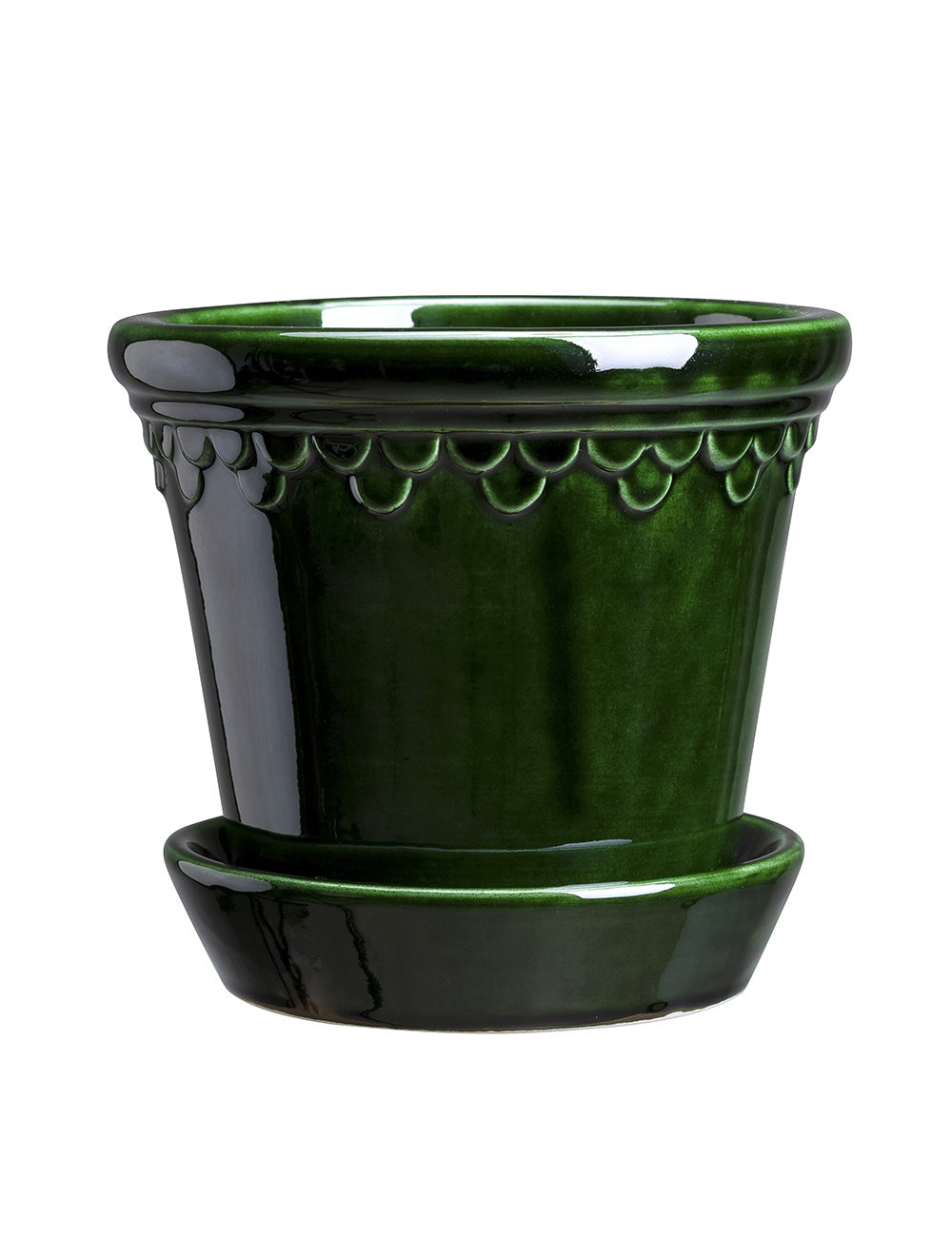 Kbh glaced grøn 14 cm