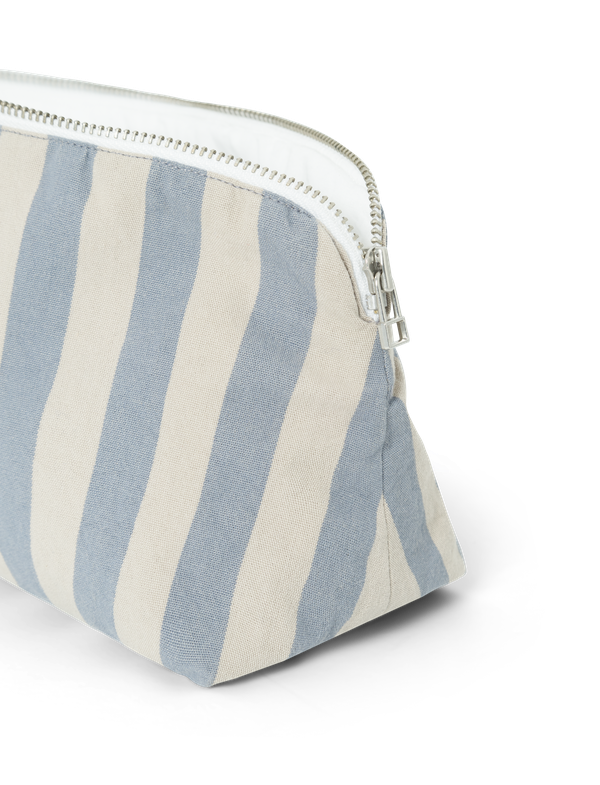 Studio Feder Celia mini toilettaske Pale blue stripe